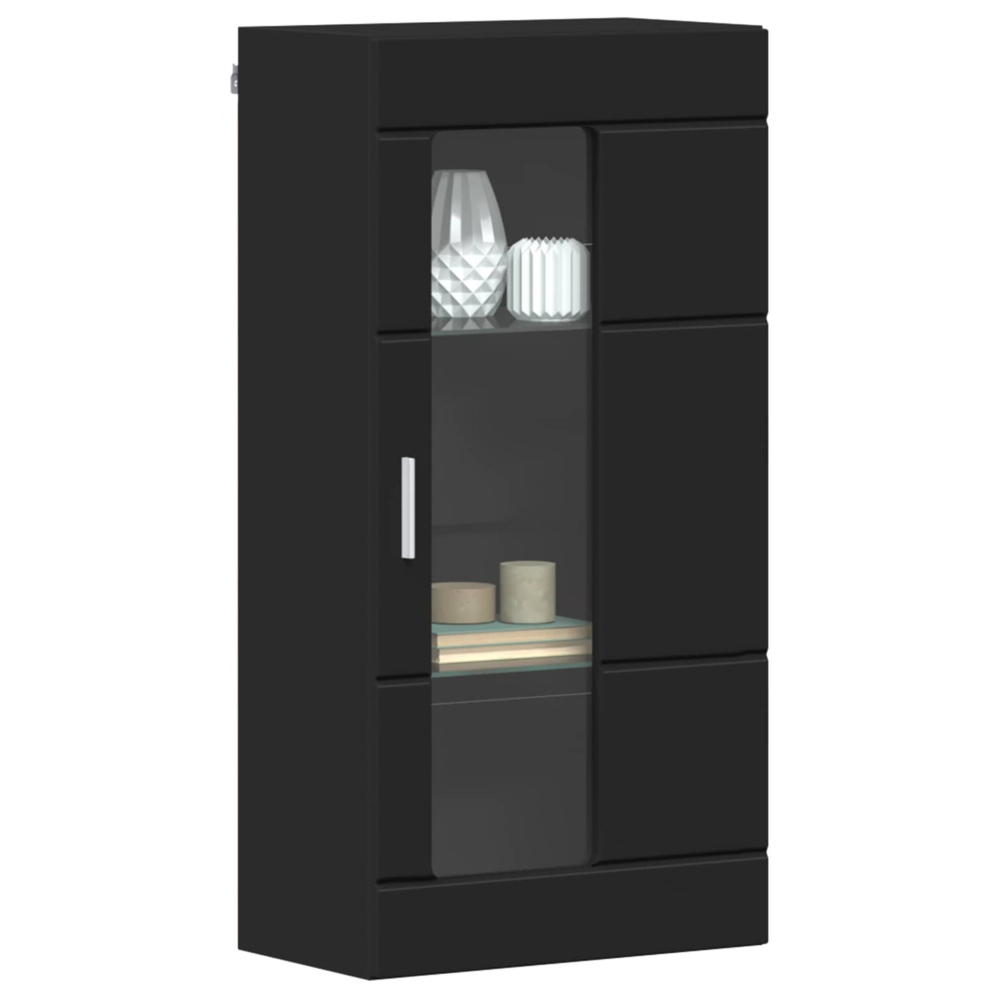 Holzschrank Schwarz Holzwerkstoff