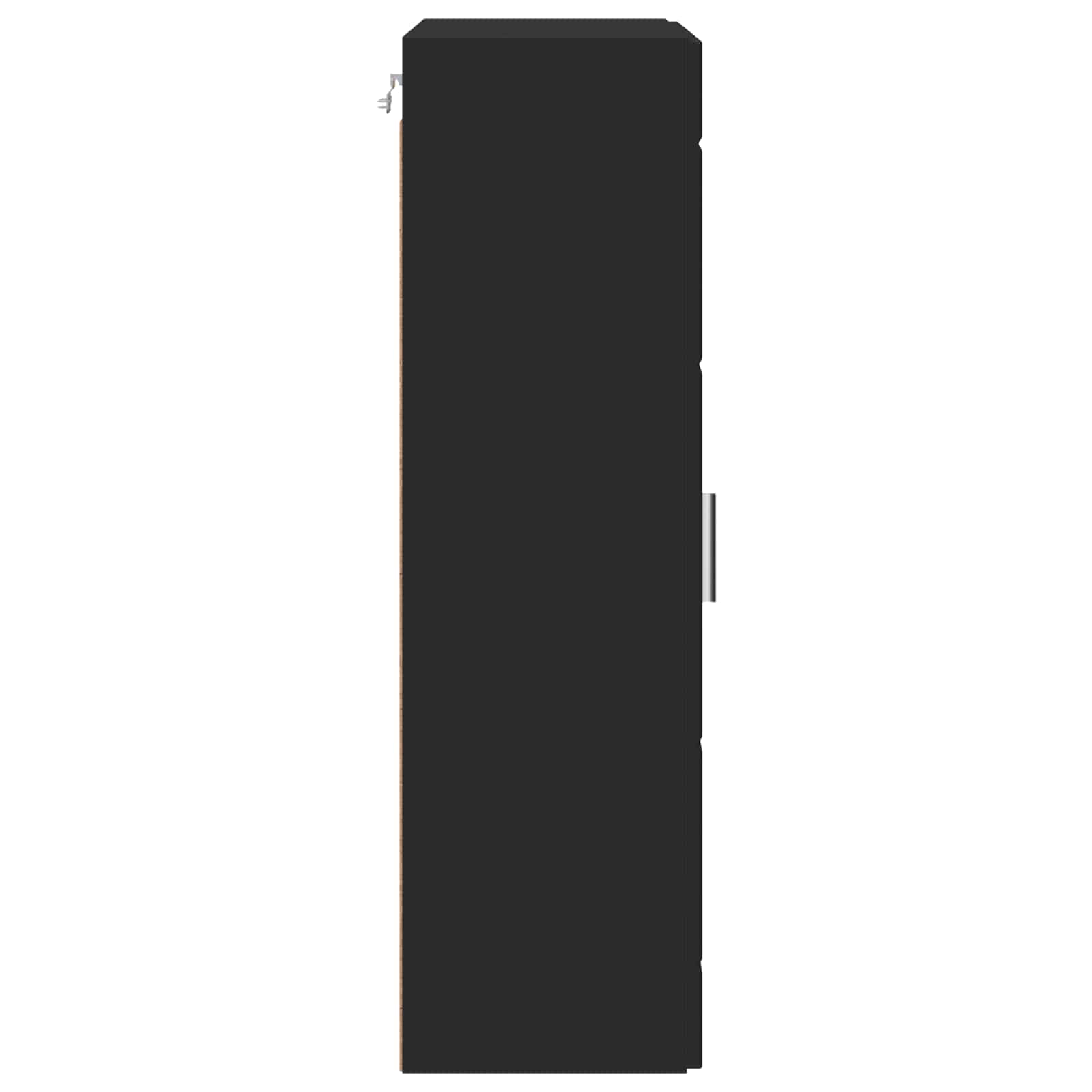 Holzschrank Schwarz Holzwerkstoff