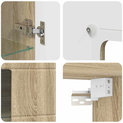 Holzschrank Sonoma-Eiche Holzwerkstoff