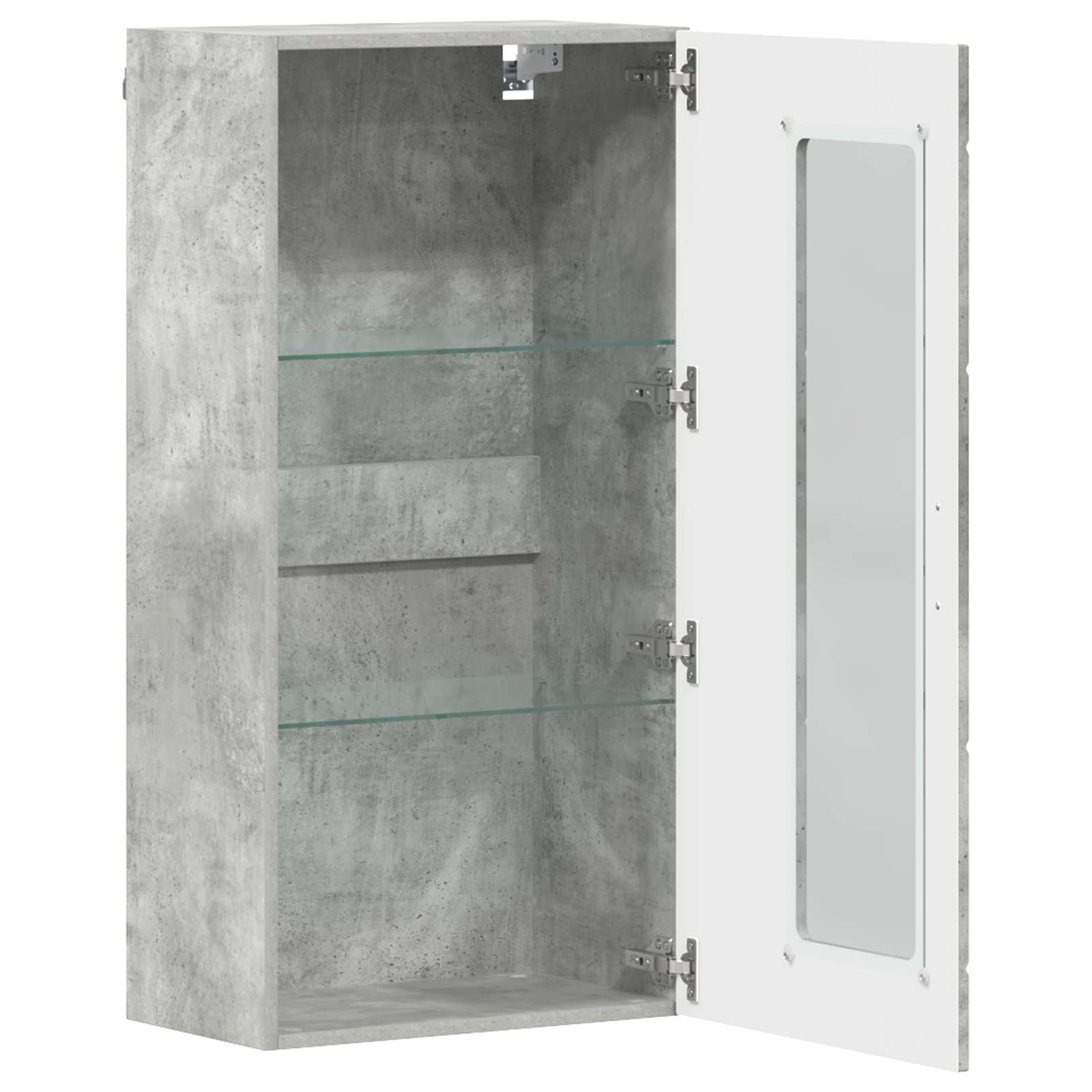 Holzschrank Beton Grau Holzwerkstoff