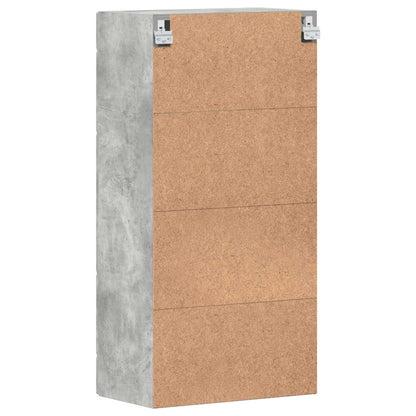 Holzschrank Beton Grau Holzwerkstoff