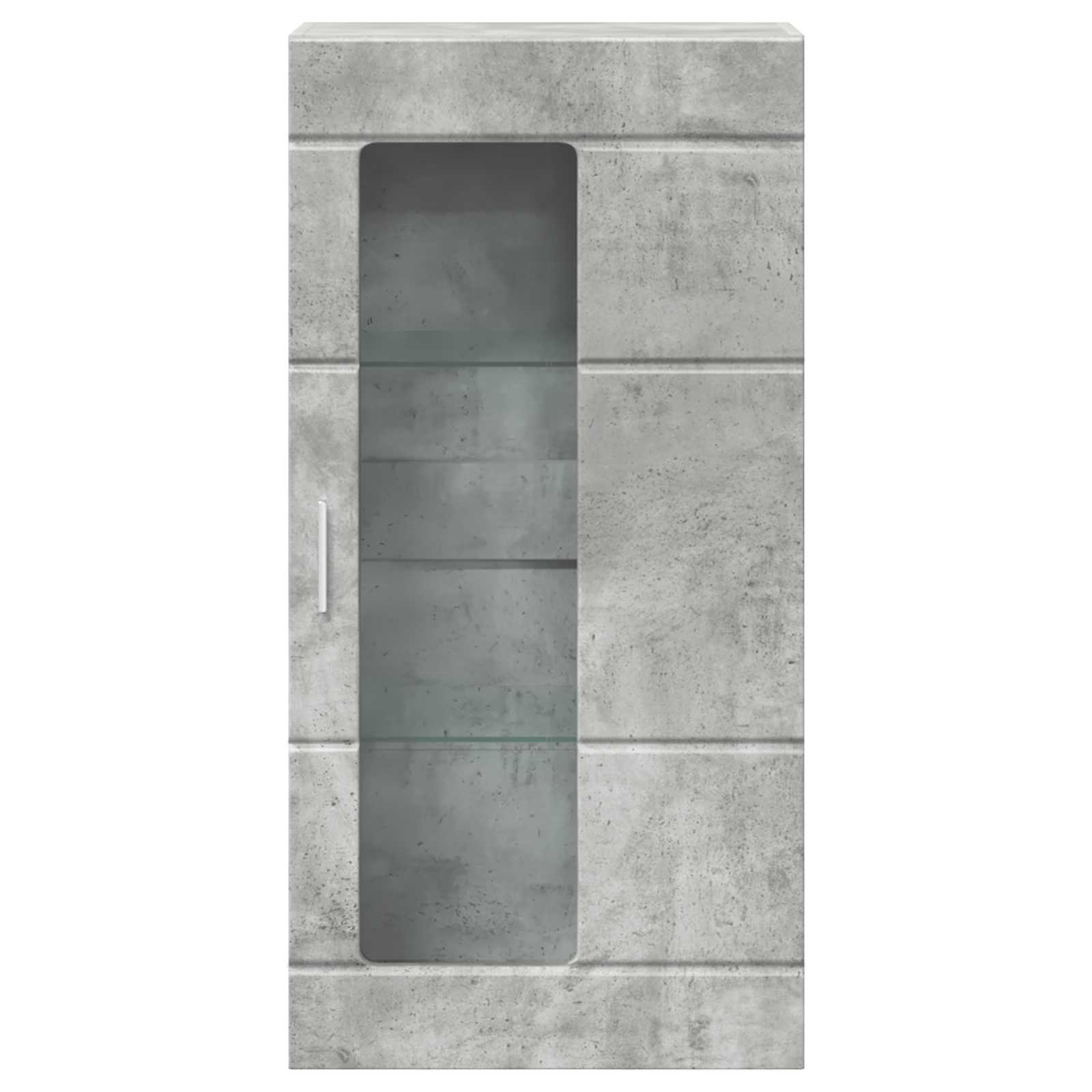 Holzschrank Beton Grau Holzwerkstoff