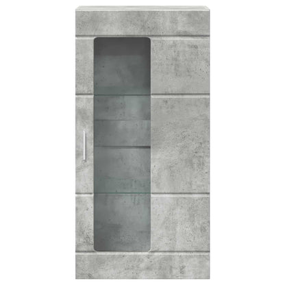 Holzschrank Beton Grau Holzwerkstoff