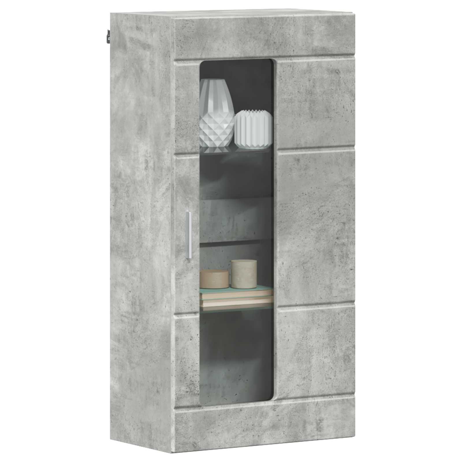 Holzschrank Beton Grau Holzwerkstoff