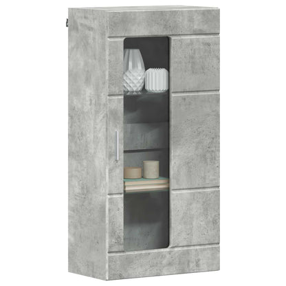 Holzschrank Beton Grau Holzwerkstoff
