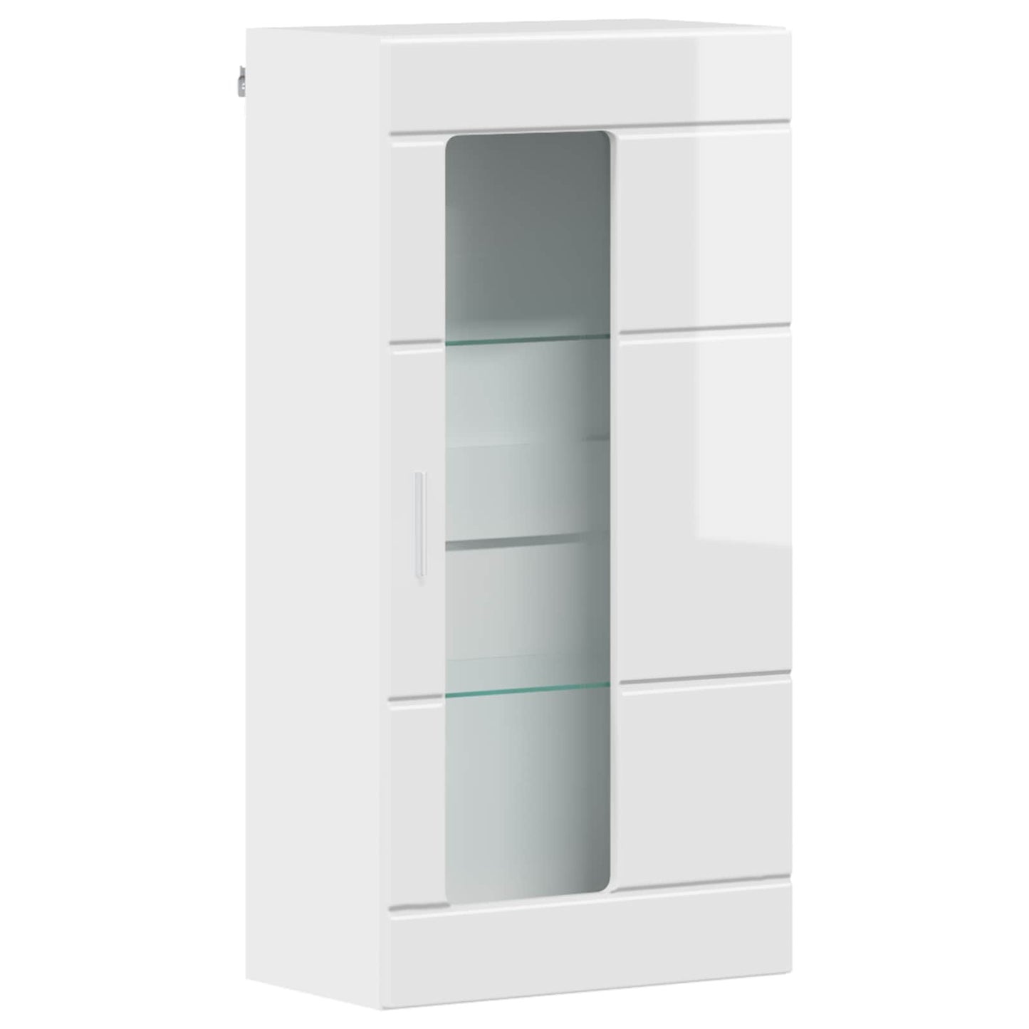 Holzschrank Hochglanz Weiß Holzwerkstoff