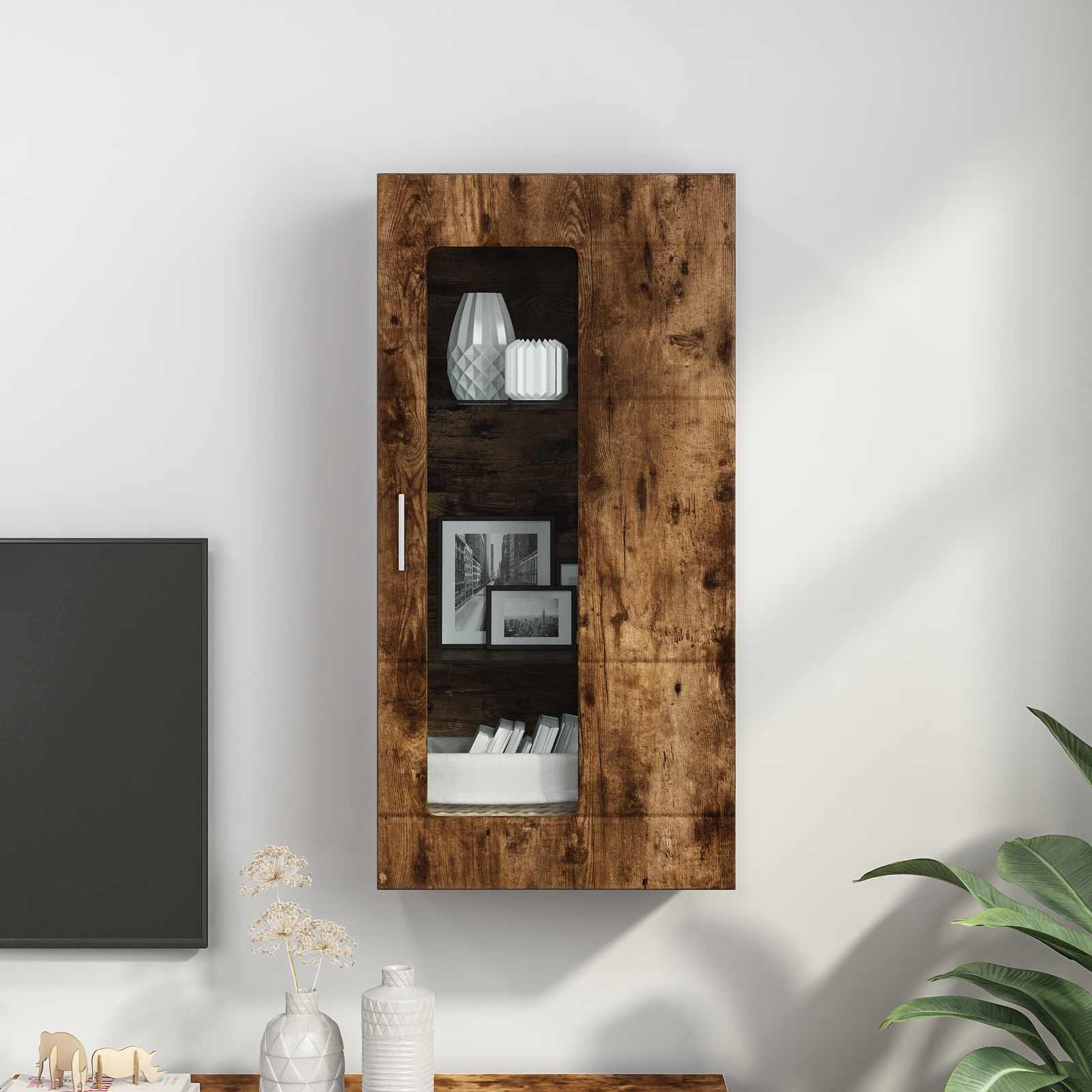 Holzschrank Geräucherte Eiche Holzwerkstoff