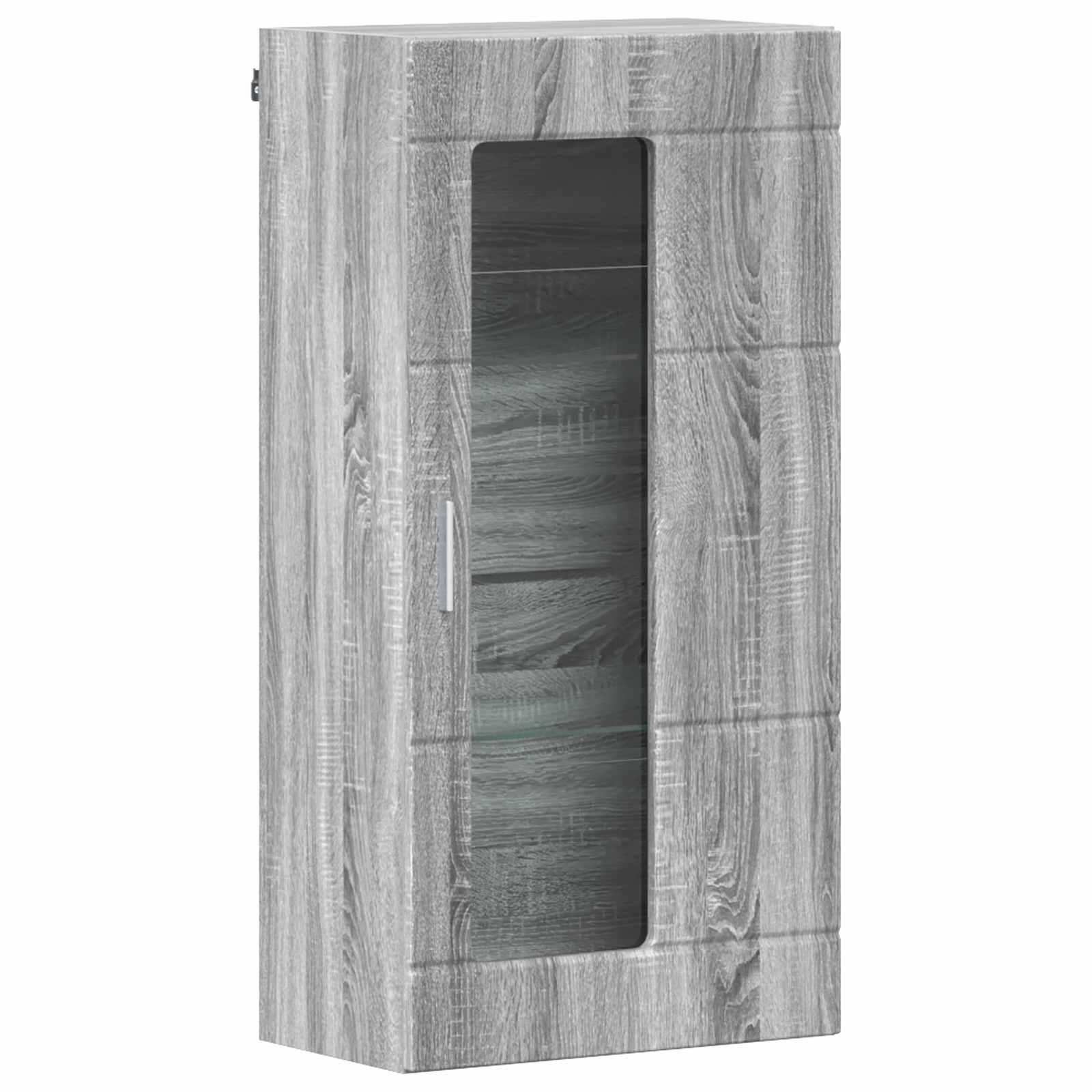 Holzschrank Graues Sonoma Holzwerkstoff
