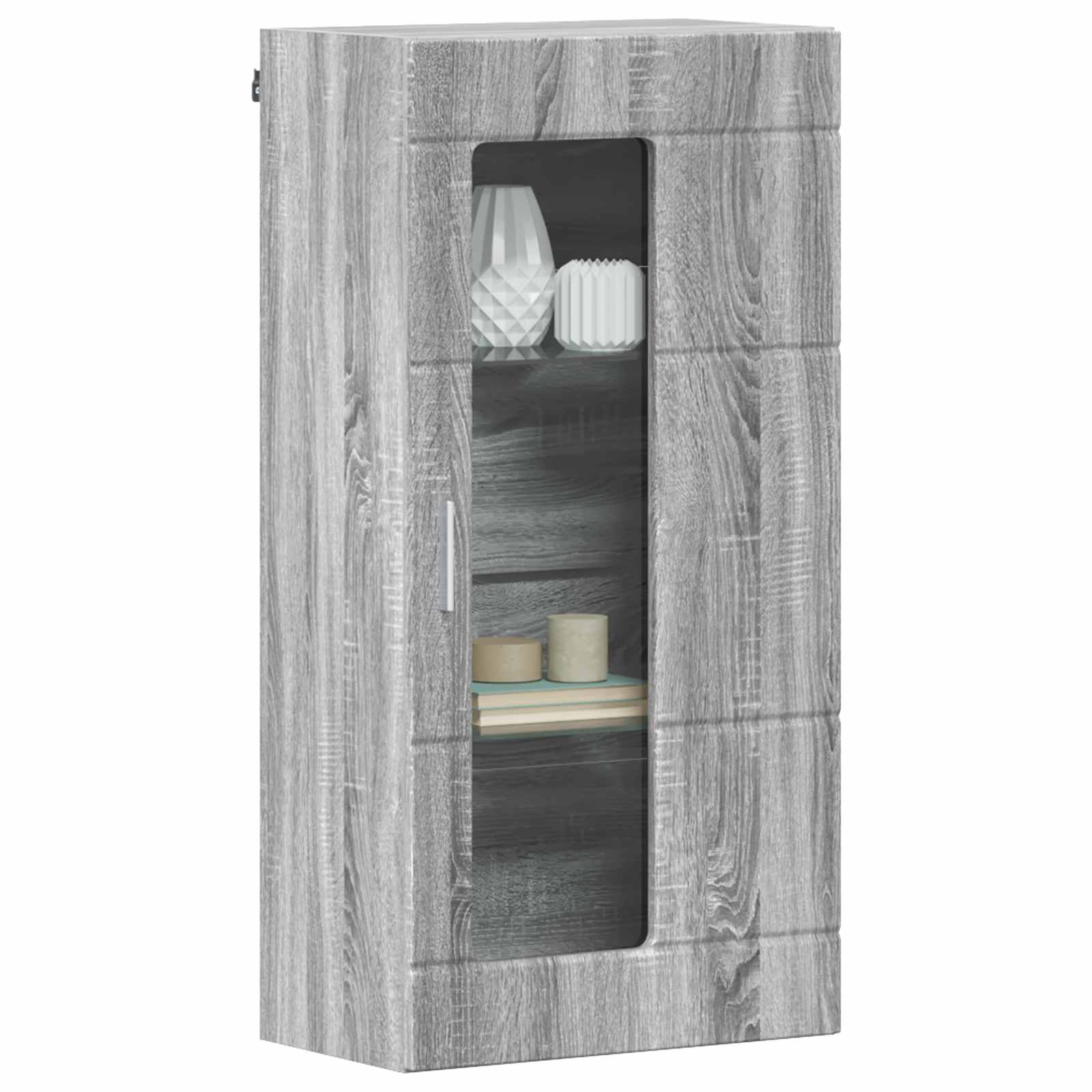 Holzschrank Graues Sonoma Holzwerkstoff