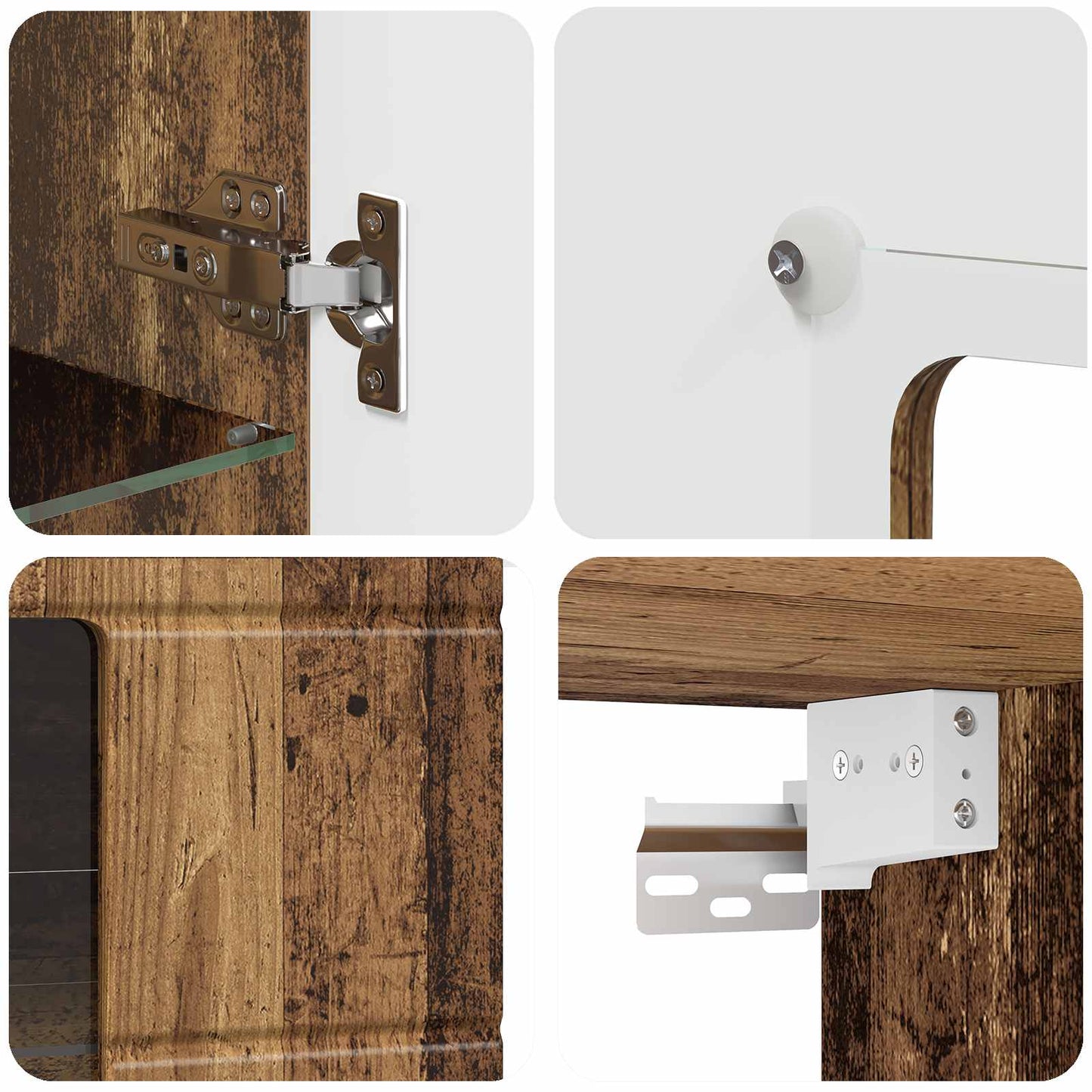 Holzschrank Altholz Holzwerkstoff
