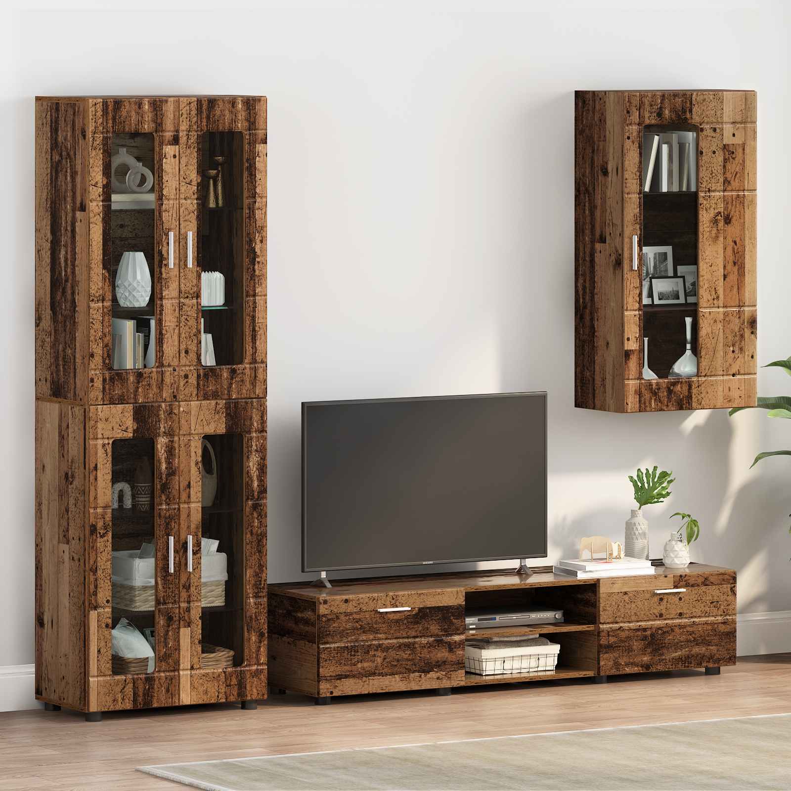 Holzschrank Altholz Holzwerkstoff