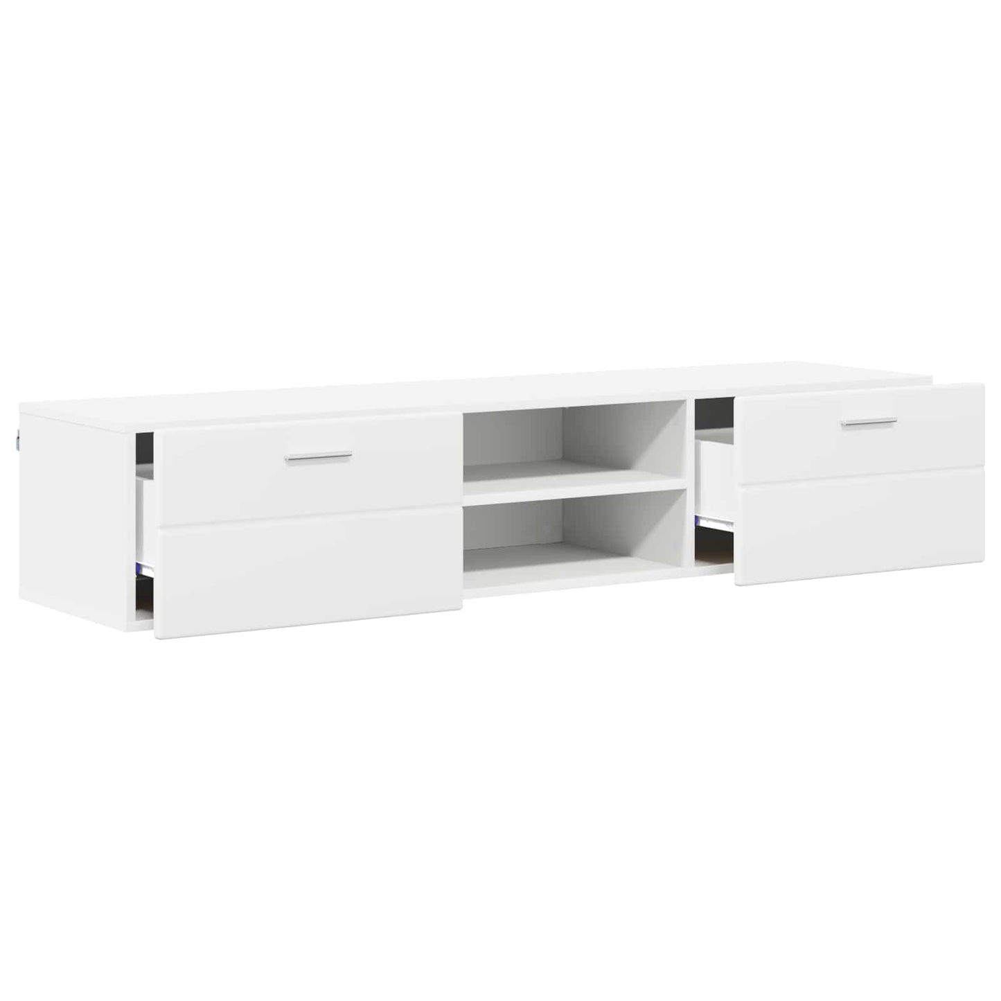 Holzschrank 150 x 39 x 30 cm Weiß Holzwerkstoff