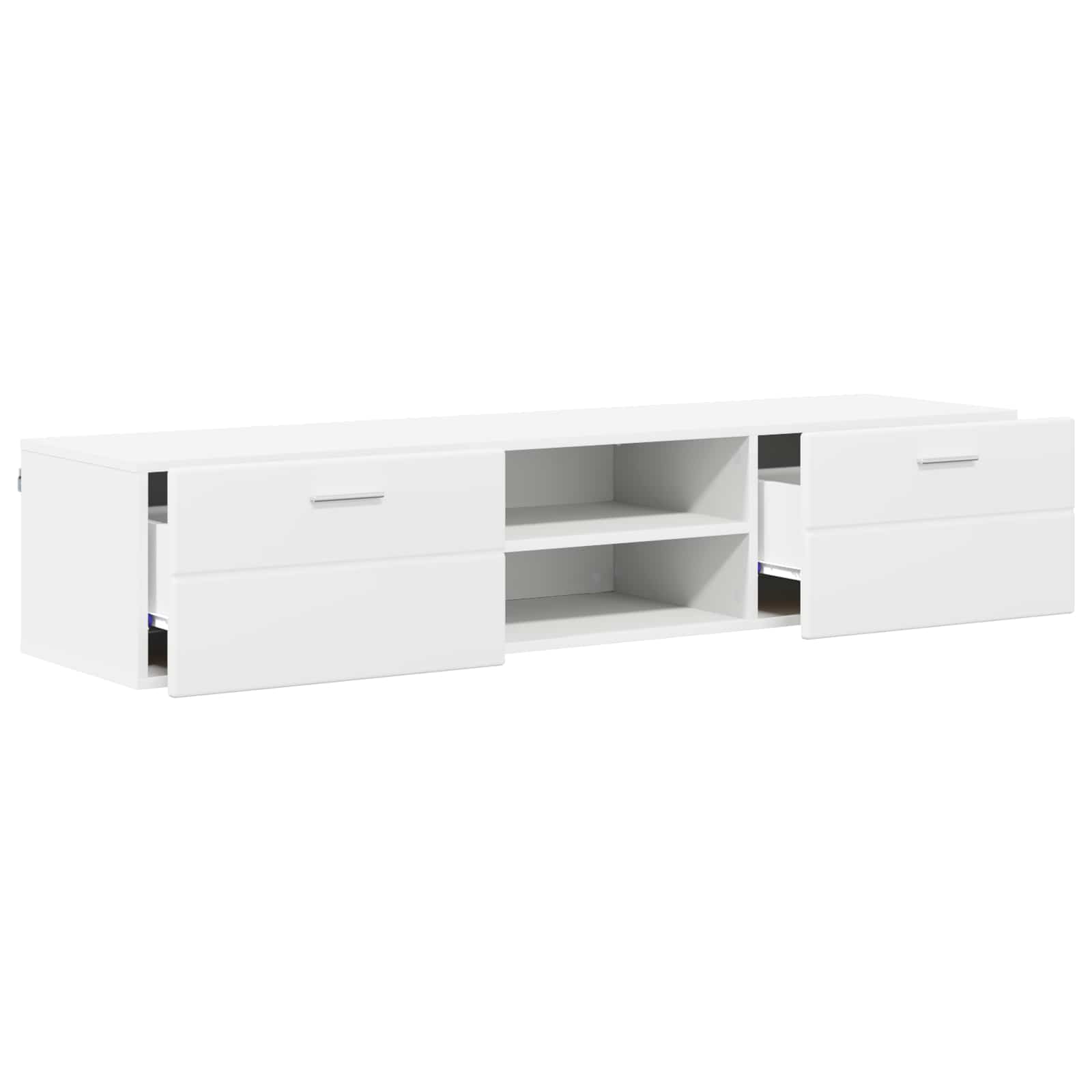 Holzschrank 150 x 39 x 30 cm Weiß Holzwerkstoff