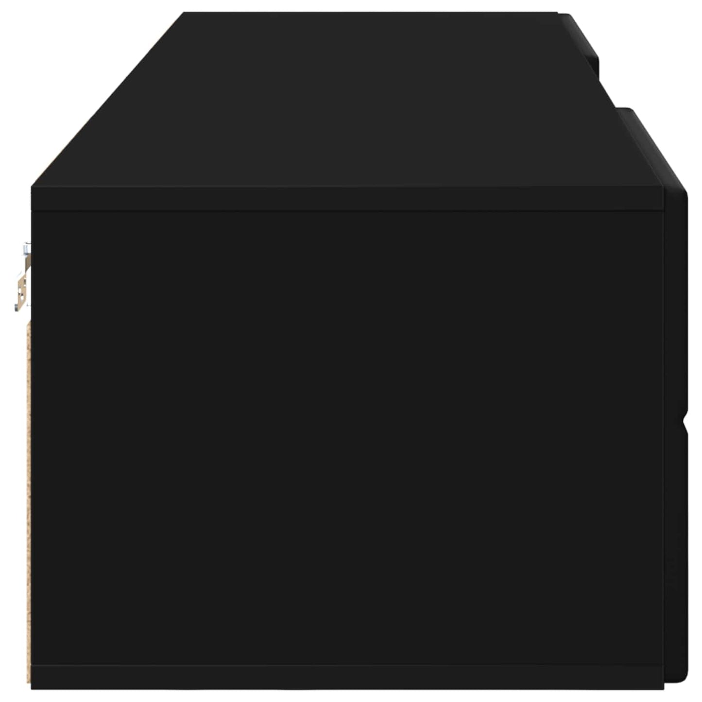 Holzschrank 150 x 39 x 30 cm Schwarz Holzwerkstoff