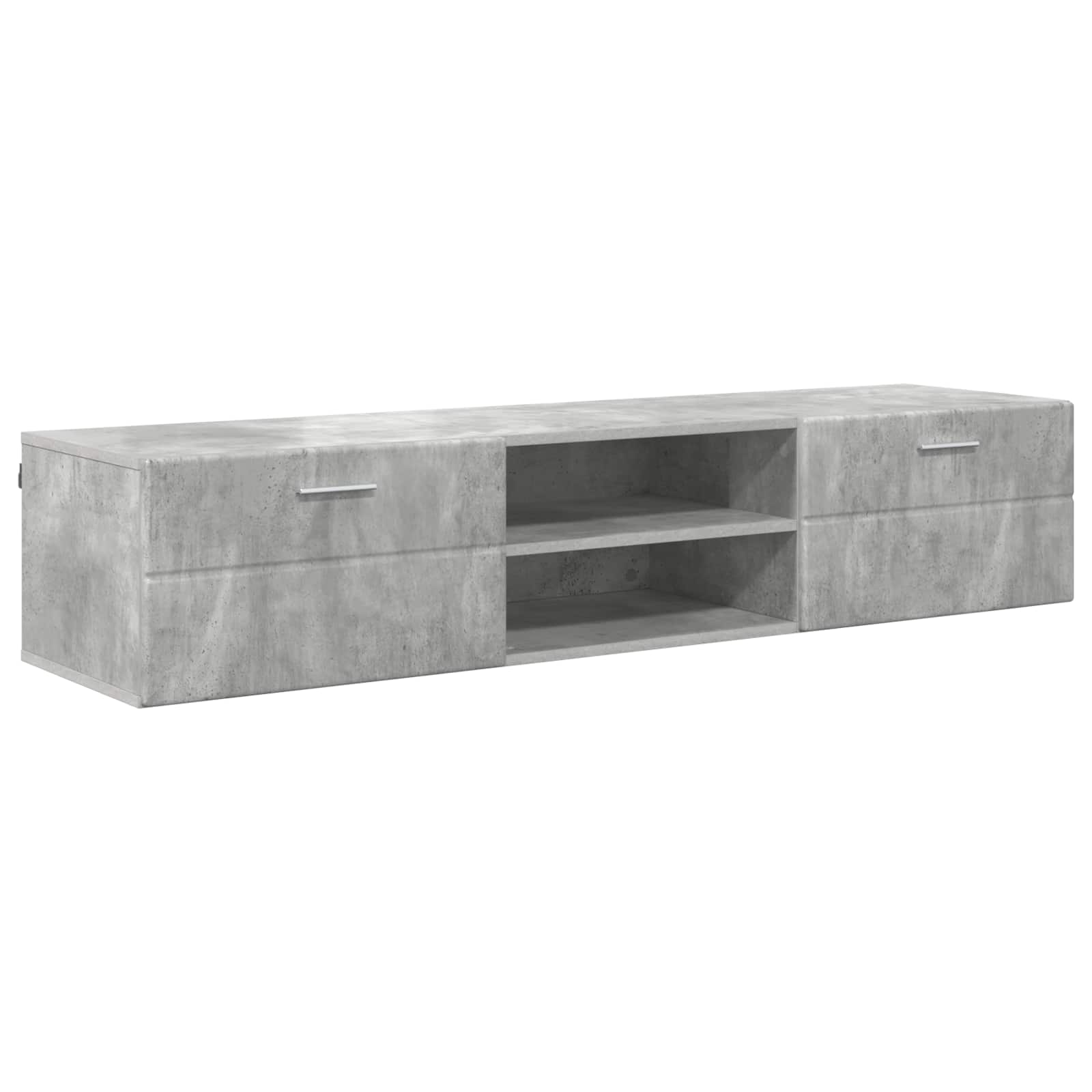 Holzschrank 150 x 39 x 30 cm Hochglanz Weiß Holzwerkstoff