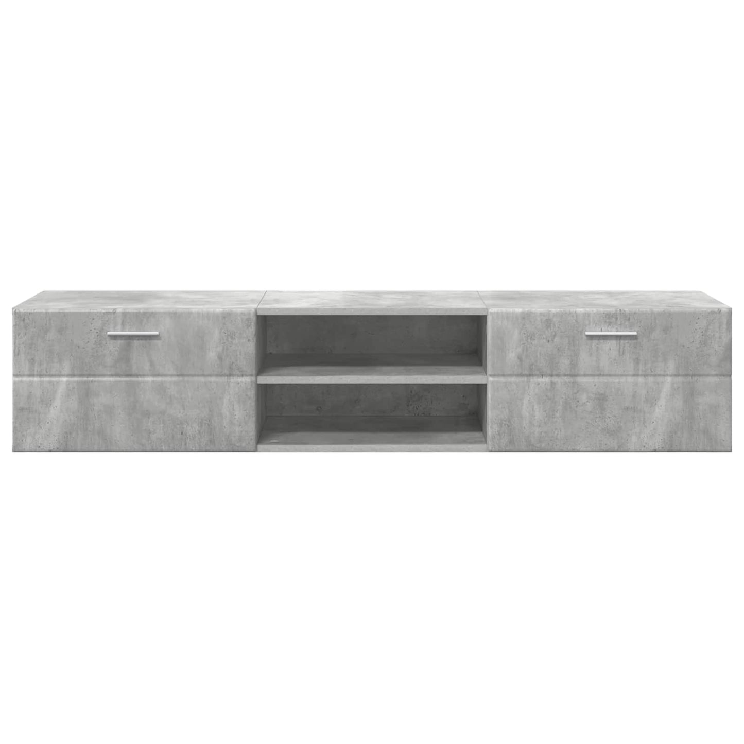 Holzschrank 150 x 39 x 30 cm Hochglanz Weiß Holzwerkstoff