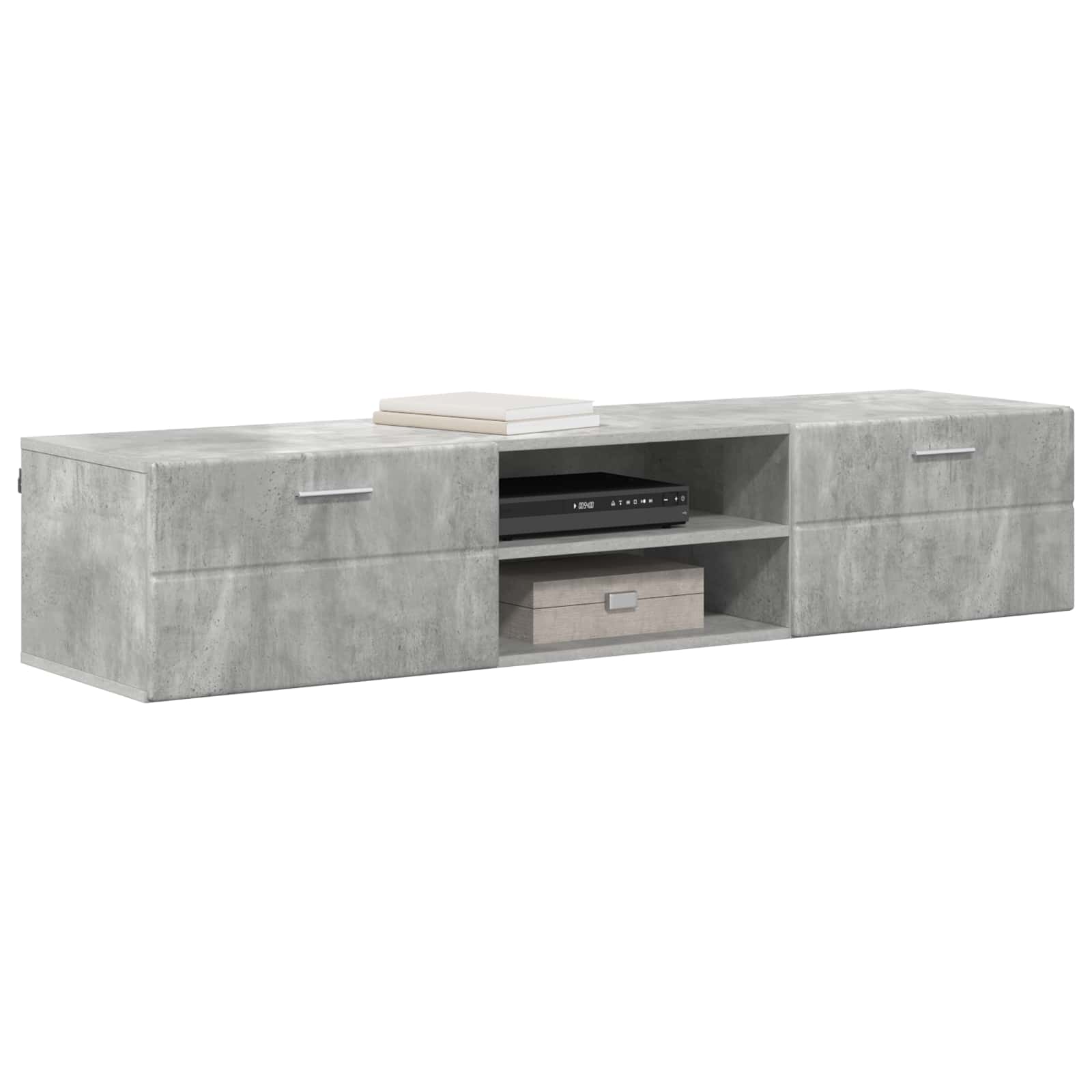Holzschrank 150 x 39 x 30 cm Hochglanz Weiß Holzwerkstoff