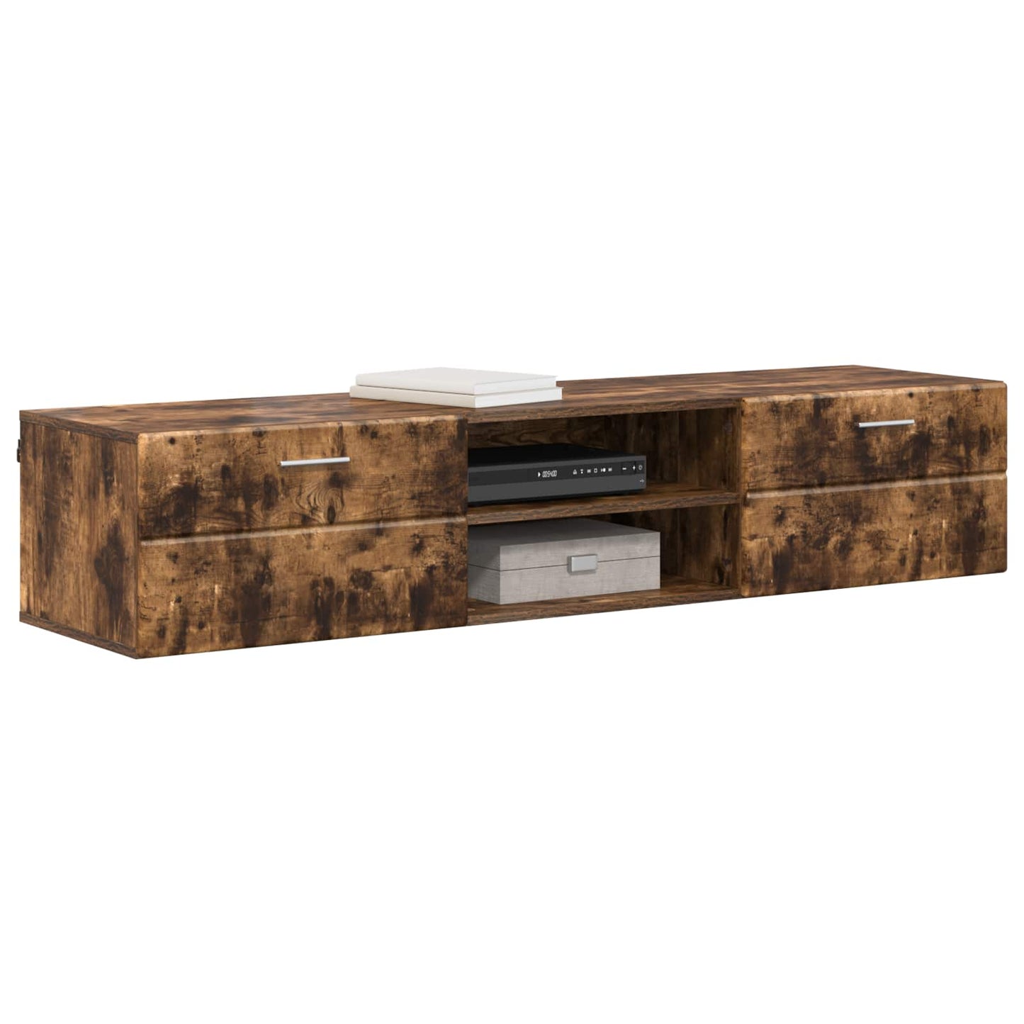 Holzschrank 150 x 39 x 30 cm Geräucherte Eiche Holzwerkstoff
