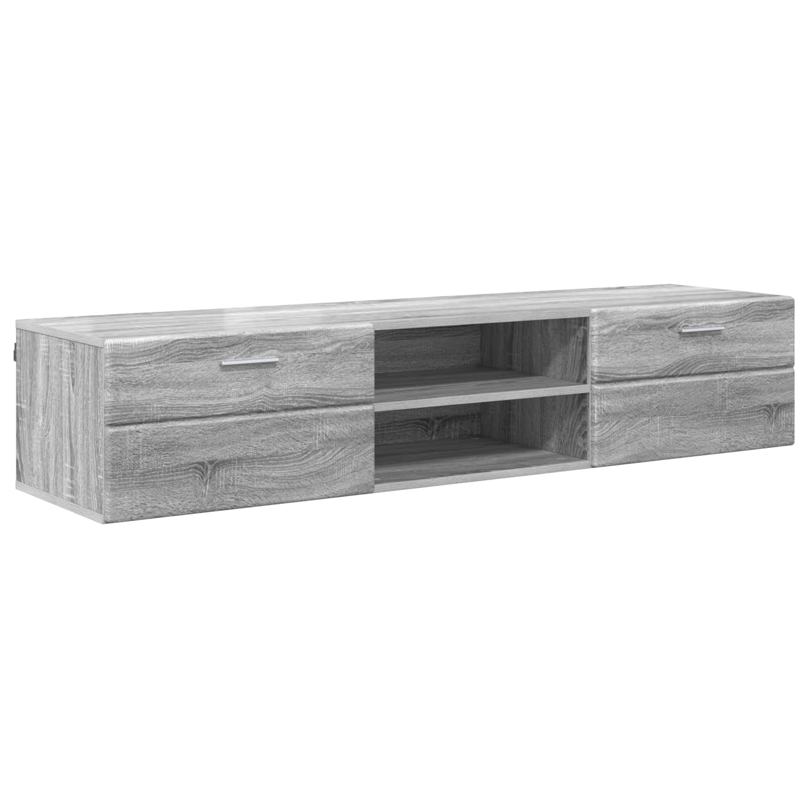 Holzschrank 150 x 39 x 30 cm Graues Sonoma Holzwerkstoff
