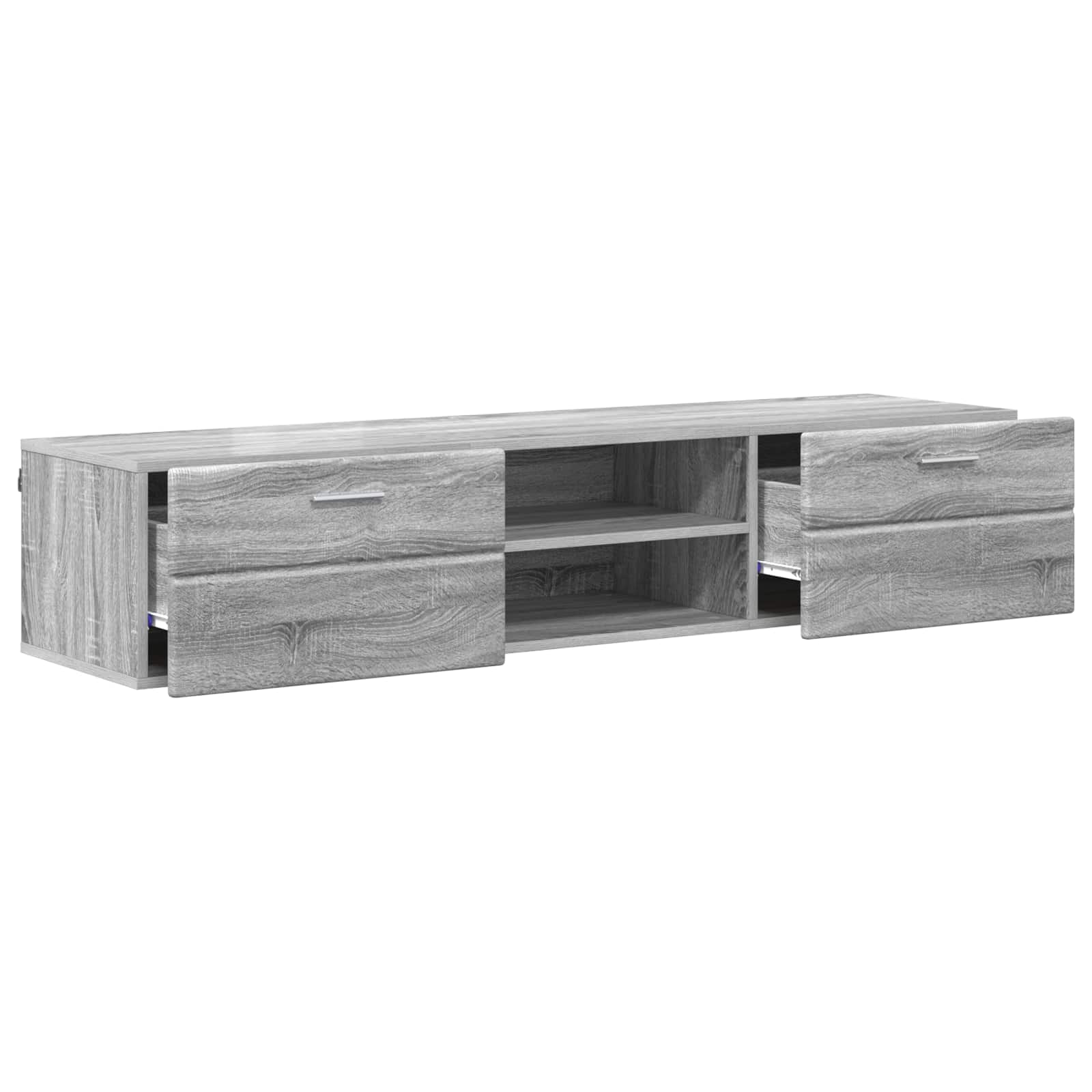 Holzschrank 150 x 39 x 30 cm Graues Sonoma Holzwerkstoff
