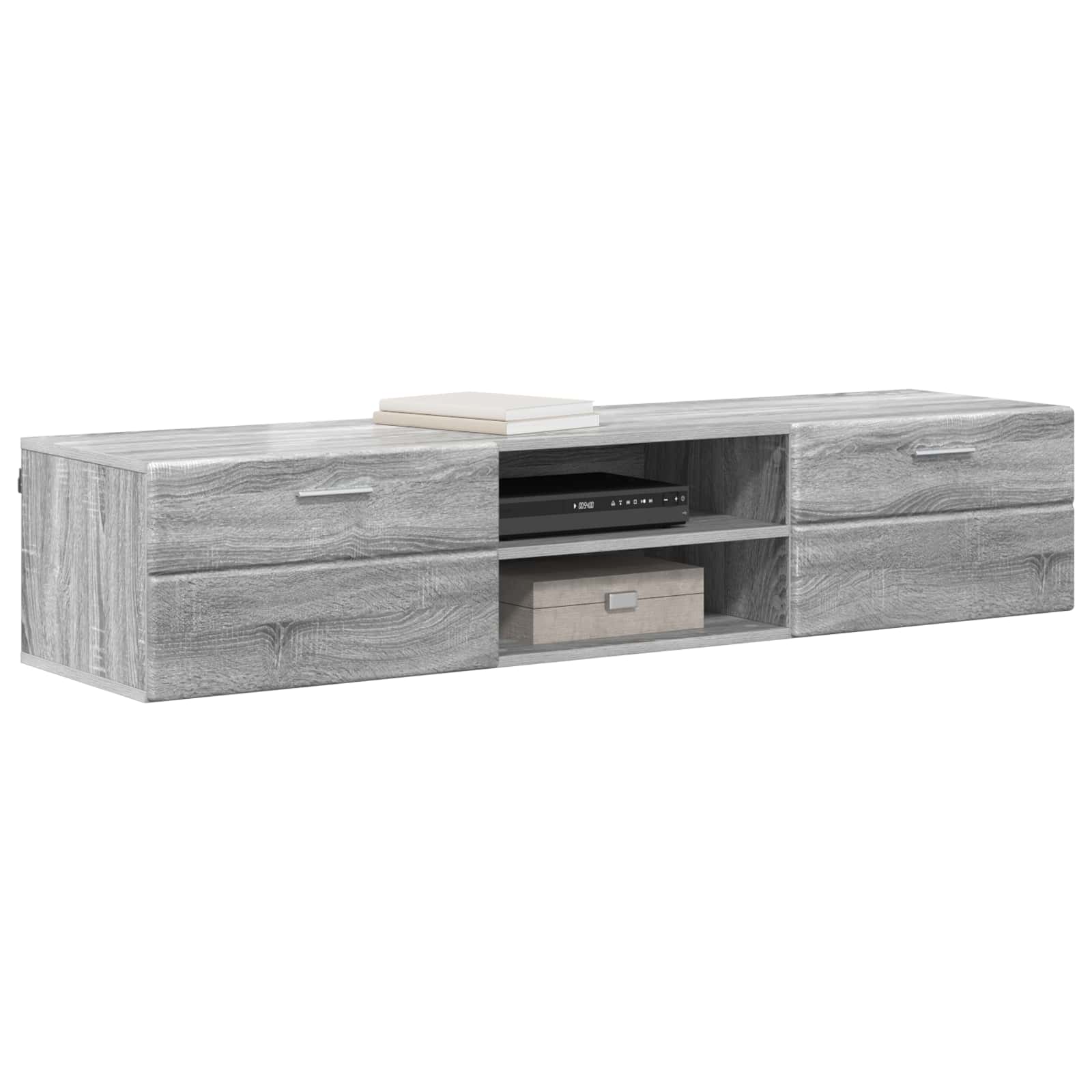 Holzschrank 150 x 39 x 30 cm Graues Sonoma Holzwerkstoff