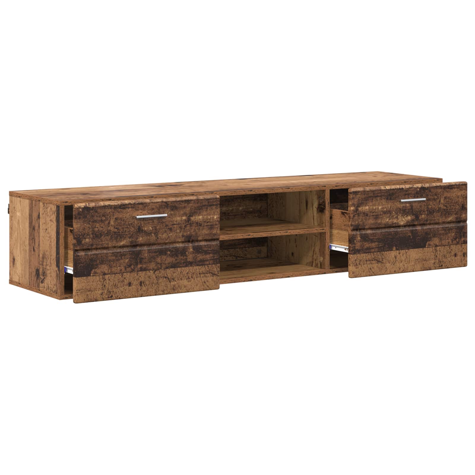 Holzschrank 150 x 39 x 30 cm Altholz Holzwerkstoff