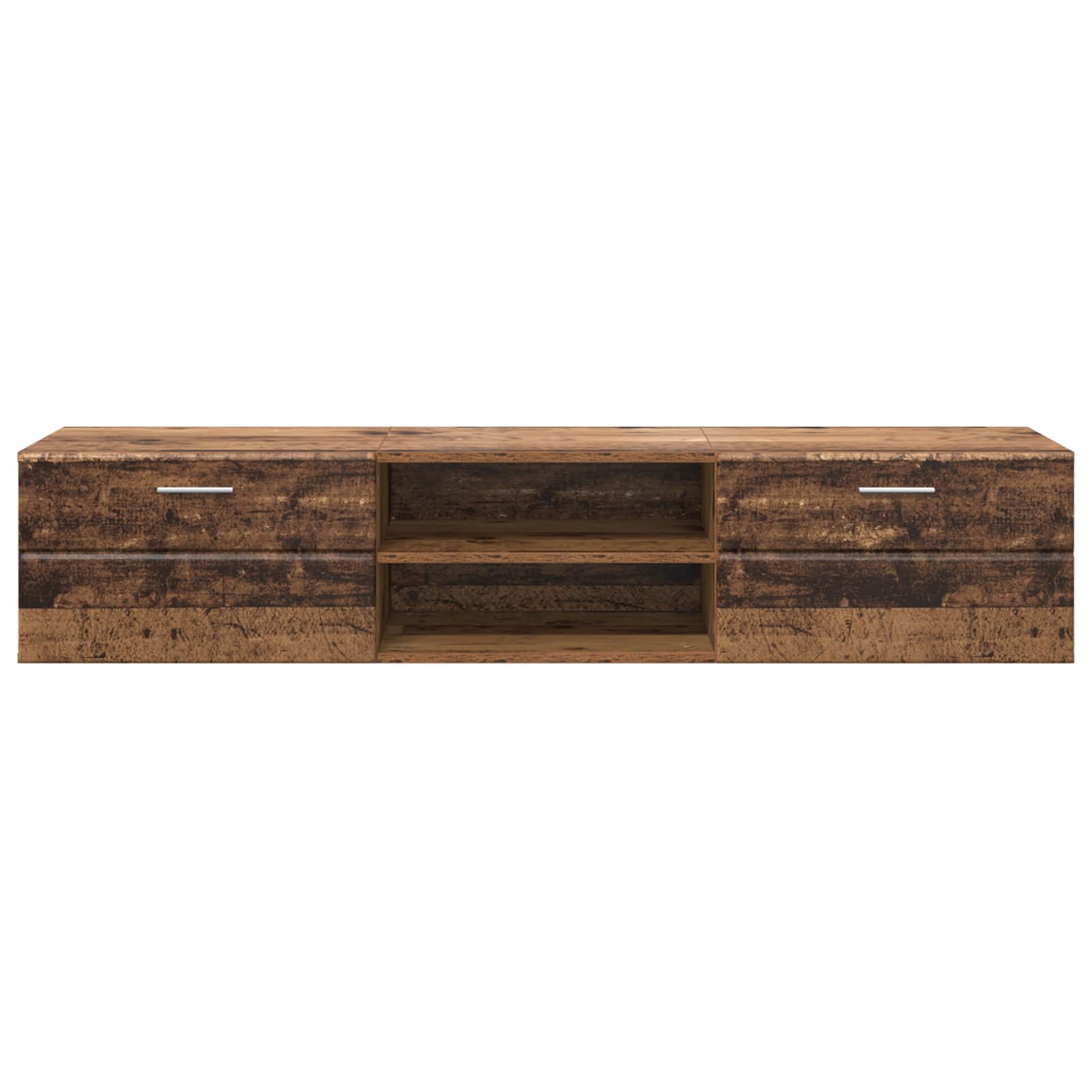 Holzschrank 150 x 39 x 30 cm Altholz Holzwerkstoff
