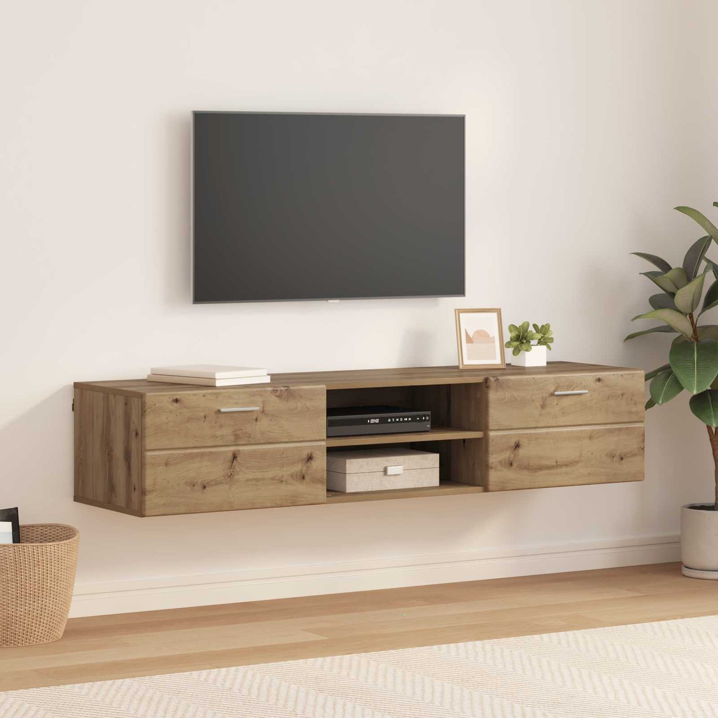 Holzschrank 150 x 39 x 30 cm Artisan-Eiche Holzwerkstoff