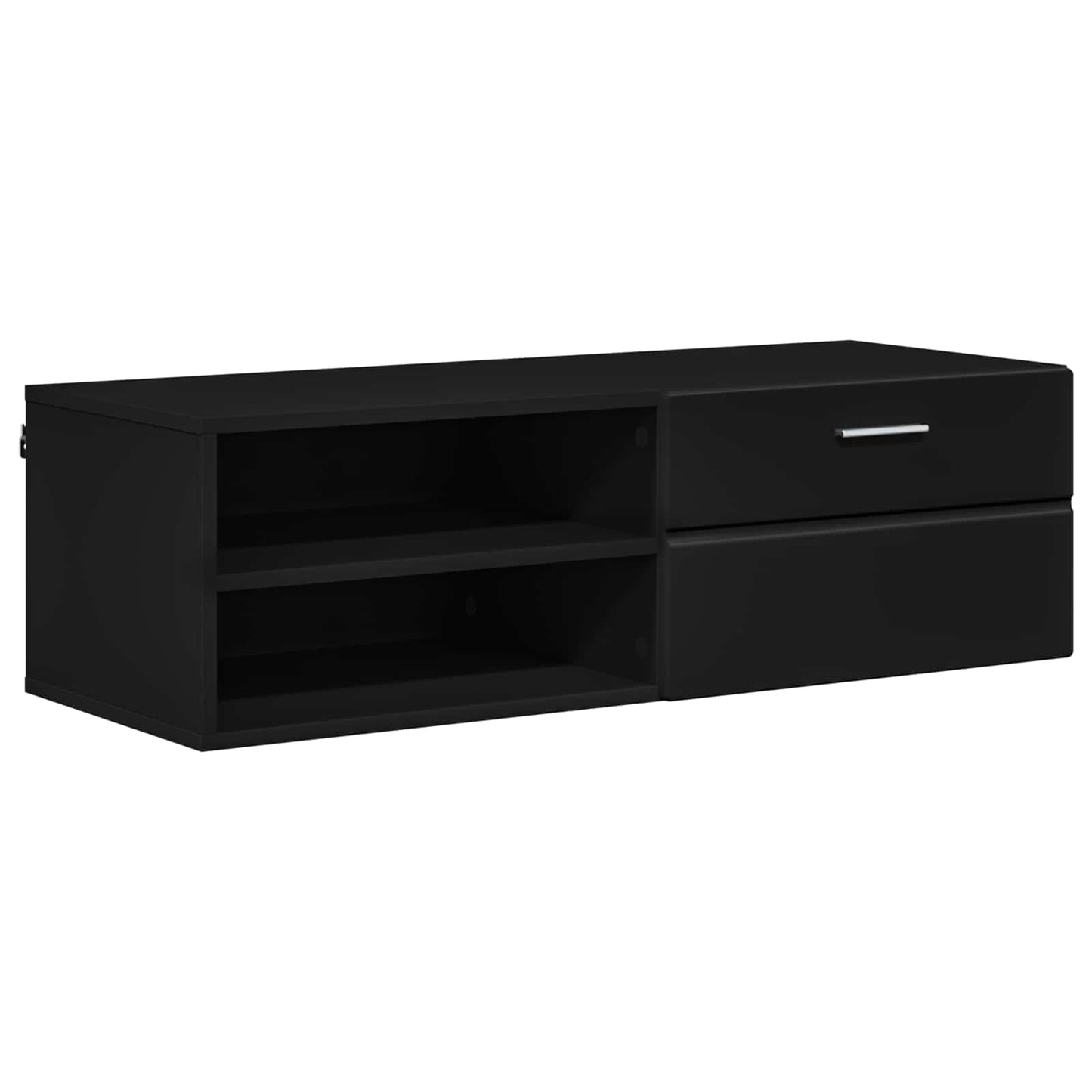 Holzschrank 100,5 x 39 x 30 cm Schwarz Holzwerkstoff