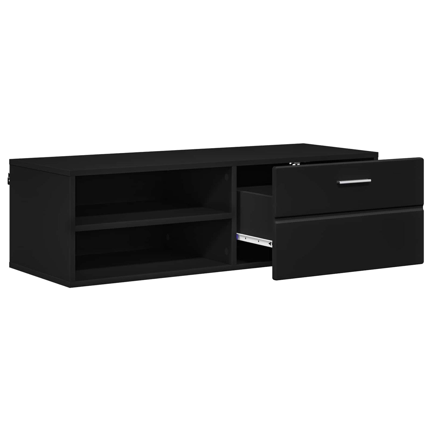 Holzschrank 100,5 x 39 x 30 cm Schwarz Holzwerkstoff