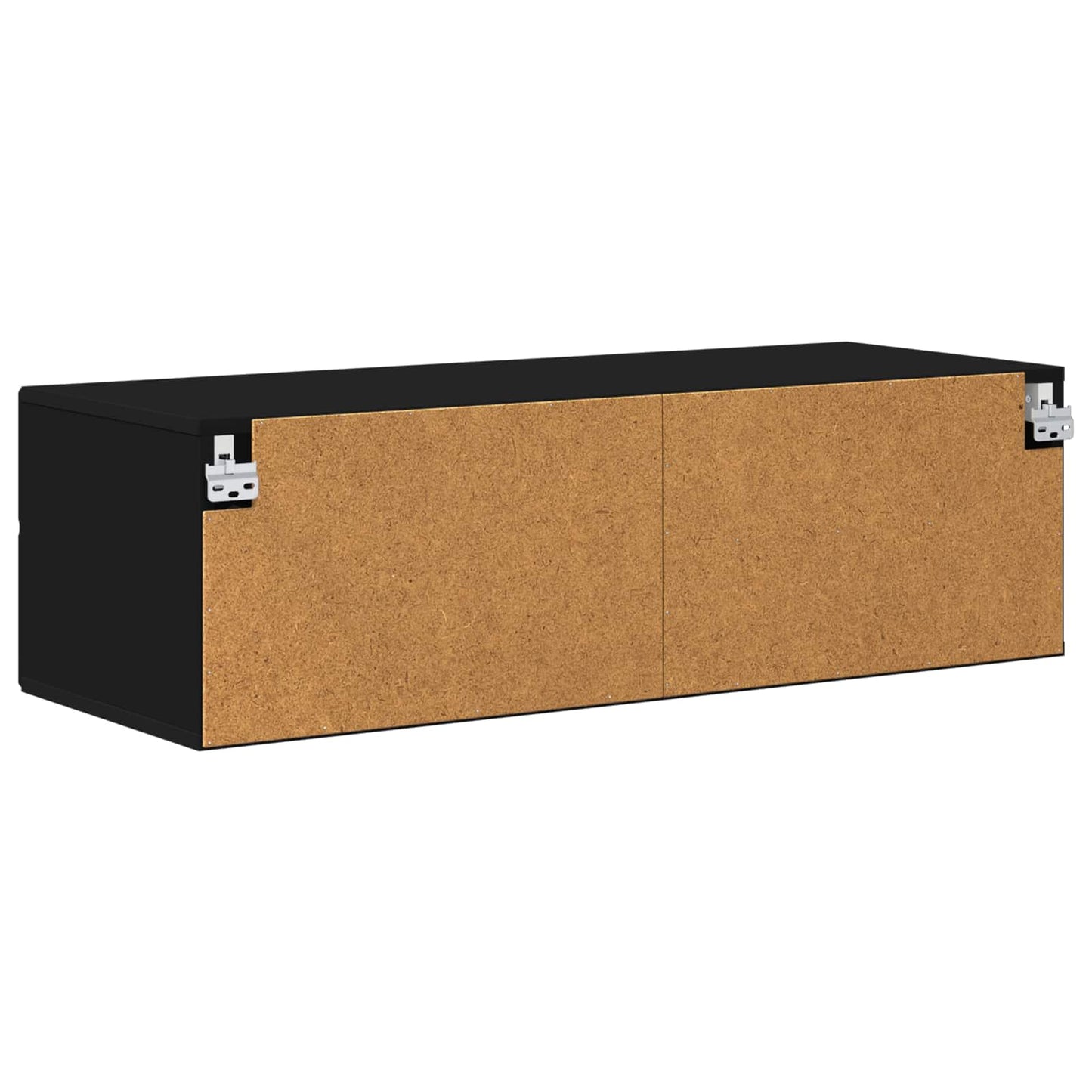 Holzschrank 100,5 x 39 x 30 cm Schwarz Holzwerkstoff