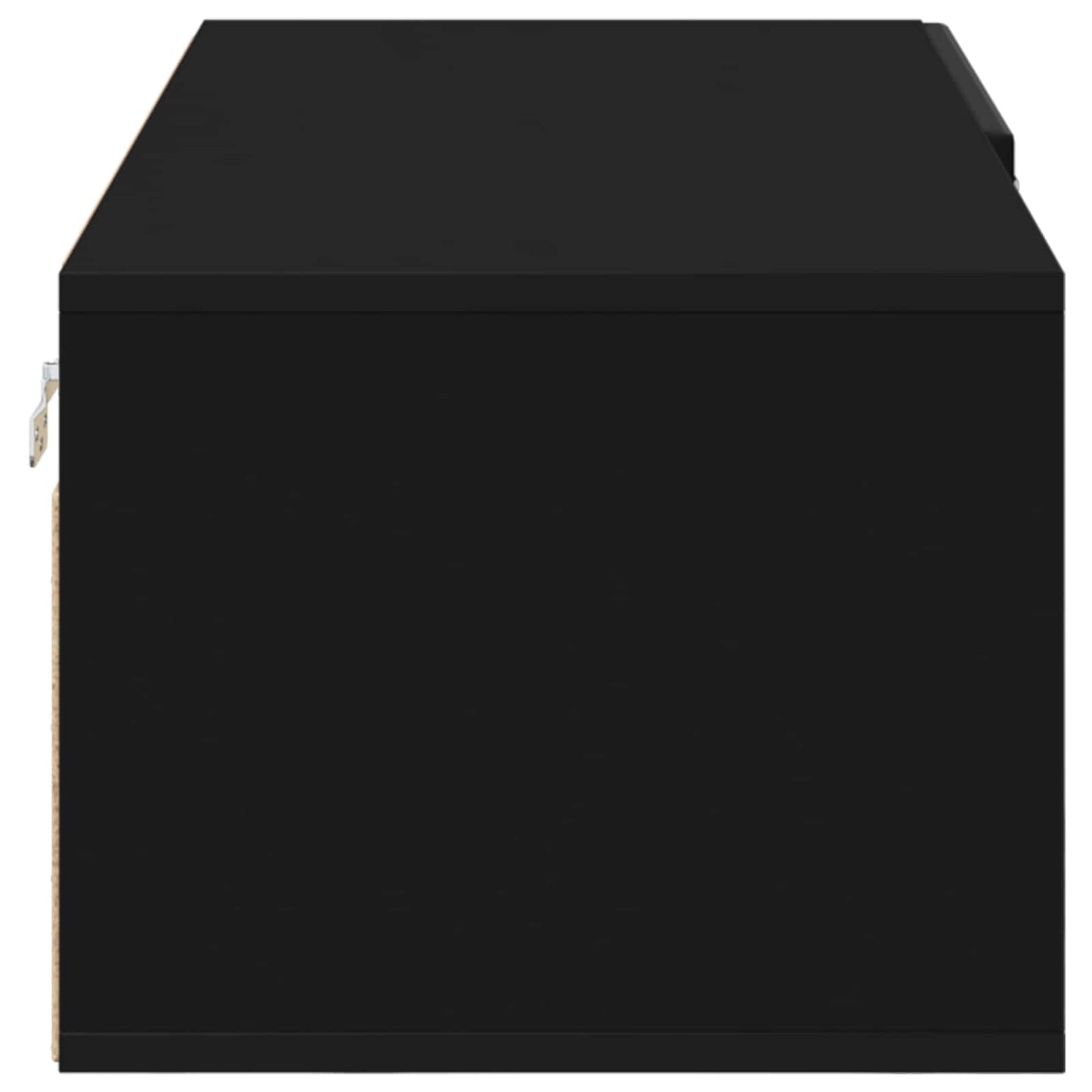 Holzschrank 100,5 x 39 x 30 cm Schwarz Holzwerkstoff