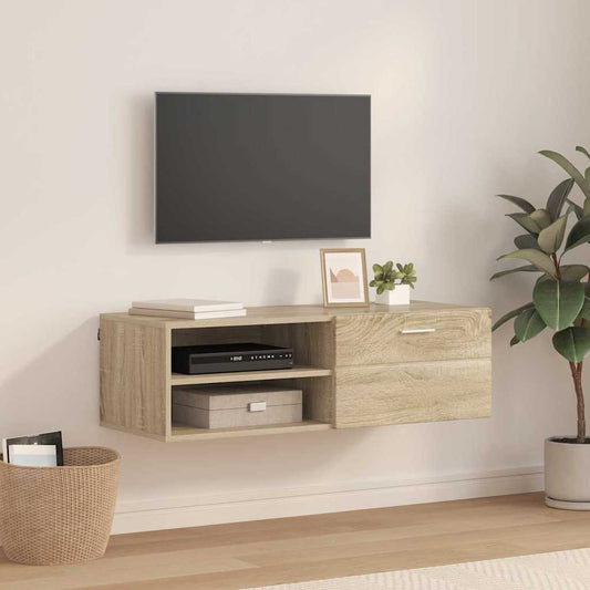 TV-Schränk Sonoma-Eiche 100.5 x 39 x 30 cm Holzwerkstoff