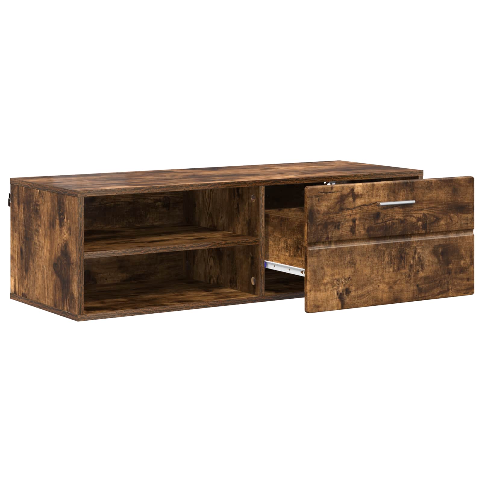 Holzschrank 100,5 x 39 x 30 cm Geräucherte Eiche Holzwerkstoff
