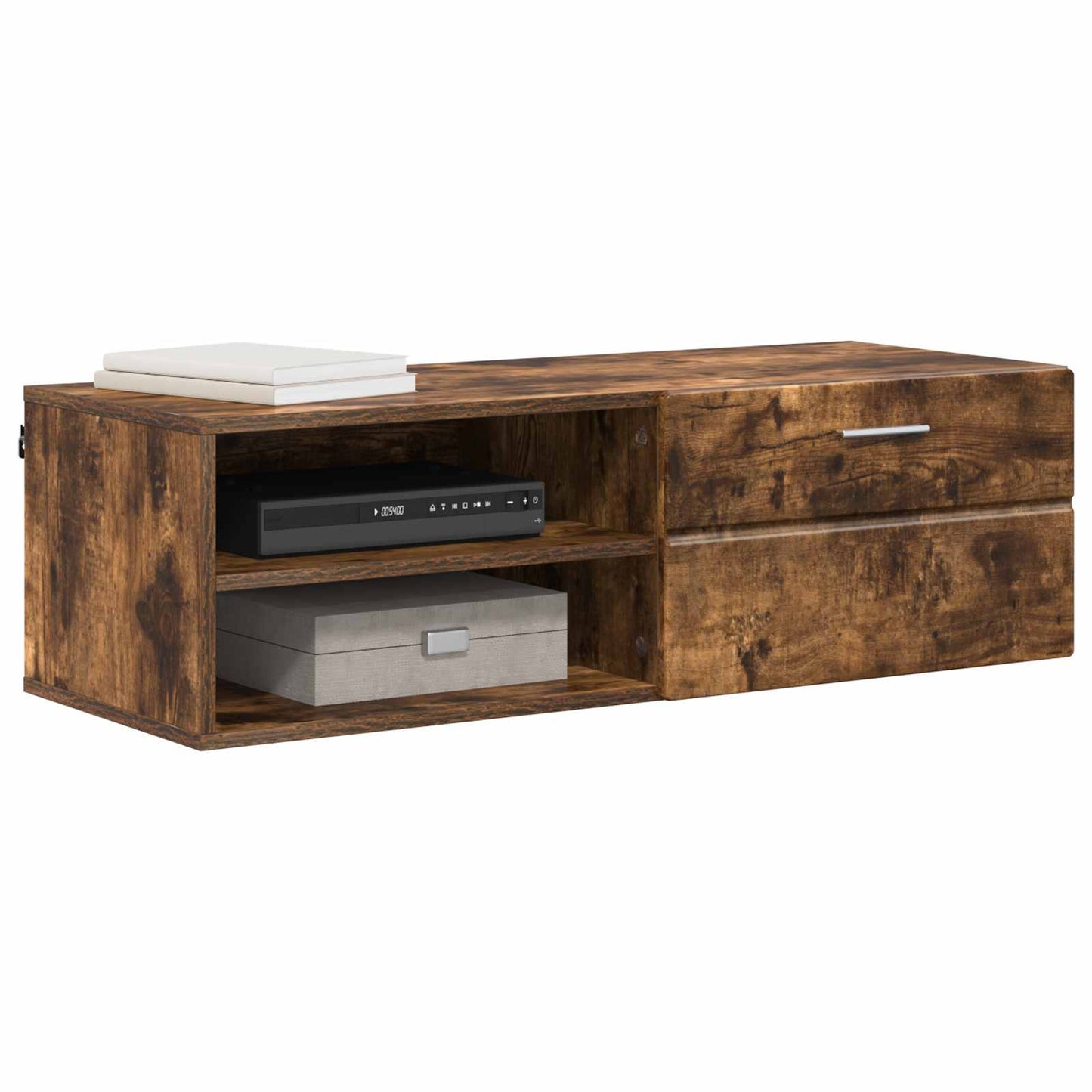 Holzschrank 100,5 x 39 x 30 cm Geräucherte Eiche Holzwerkstoff