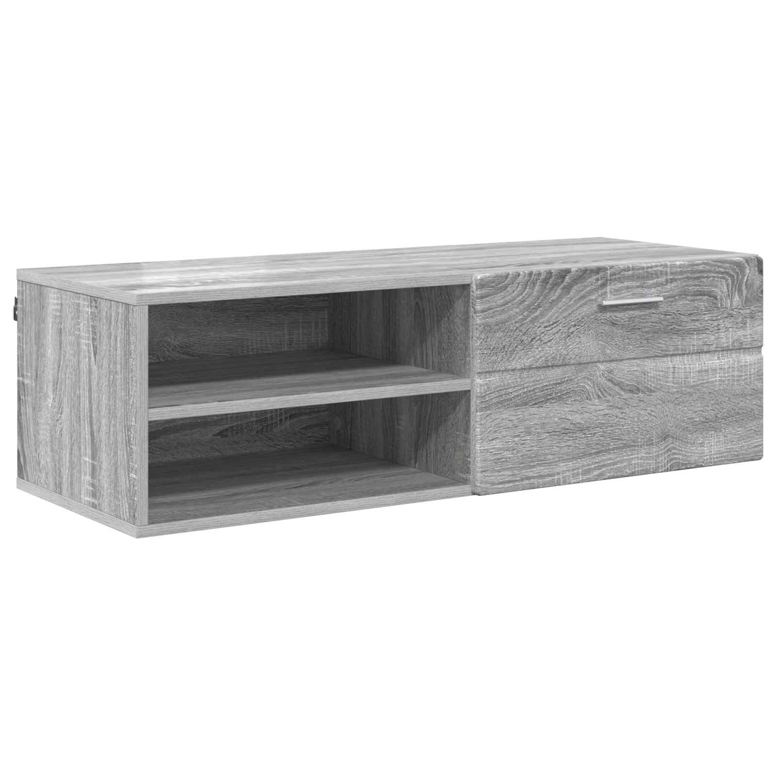 Holzschrank 100,5 x 39 x 30 cm Graues Sonoma Holzwerkstoff