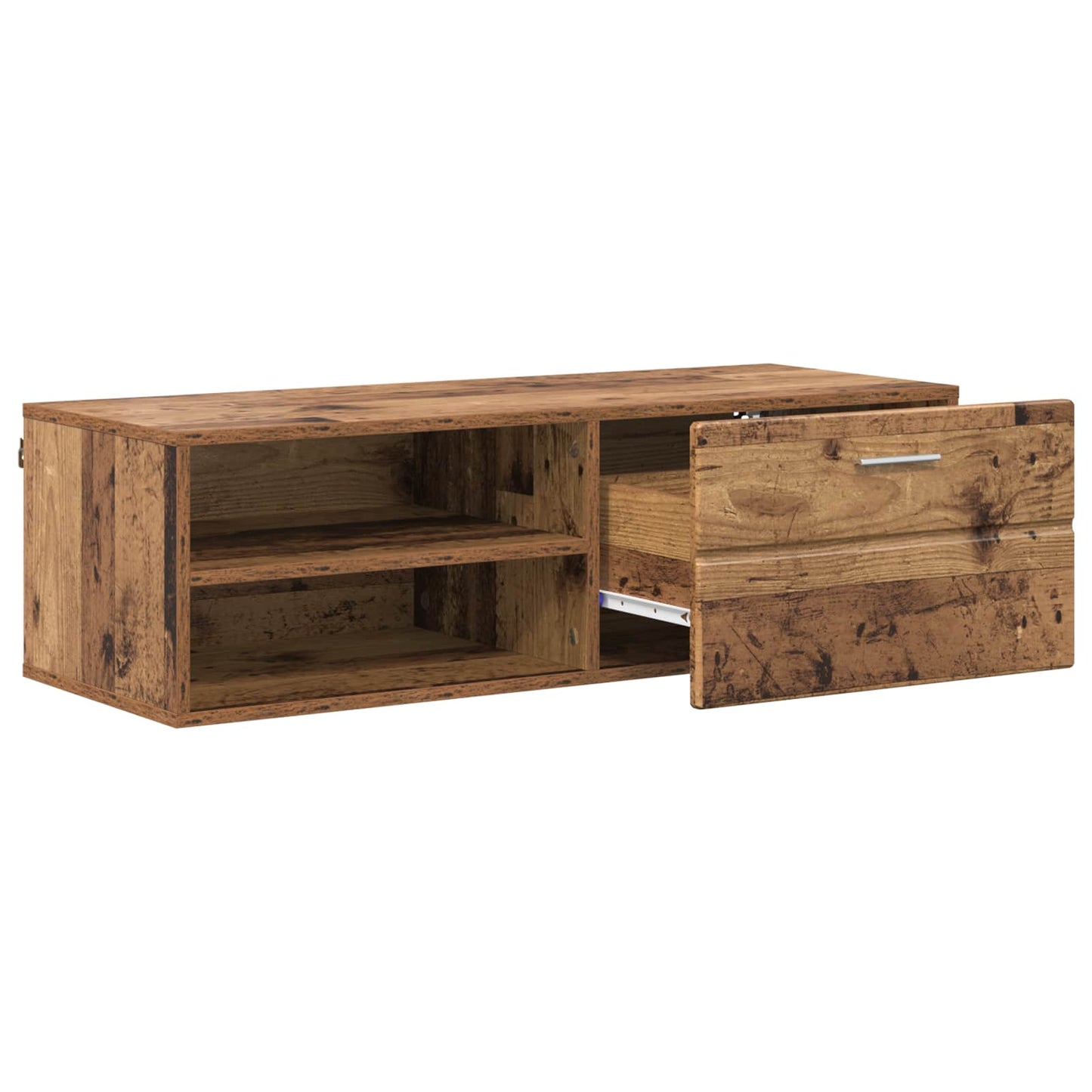 Holzschrank 100,5 x 39 x 30 cm Altholz Holzwerkstoff