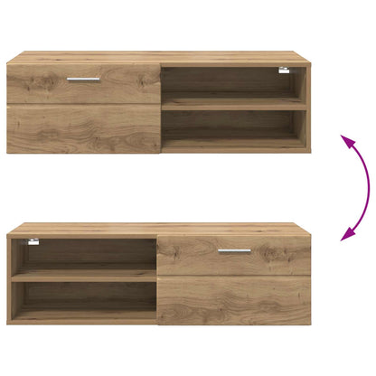 Holzschrank 100,5 x 39 x 30 cm Artisan-Eiche Holzwerkstoff