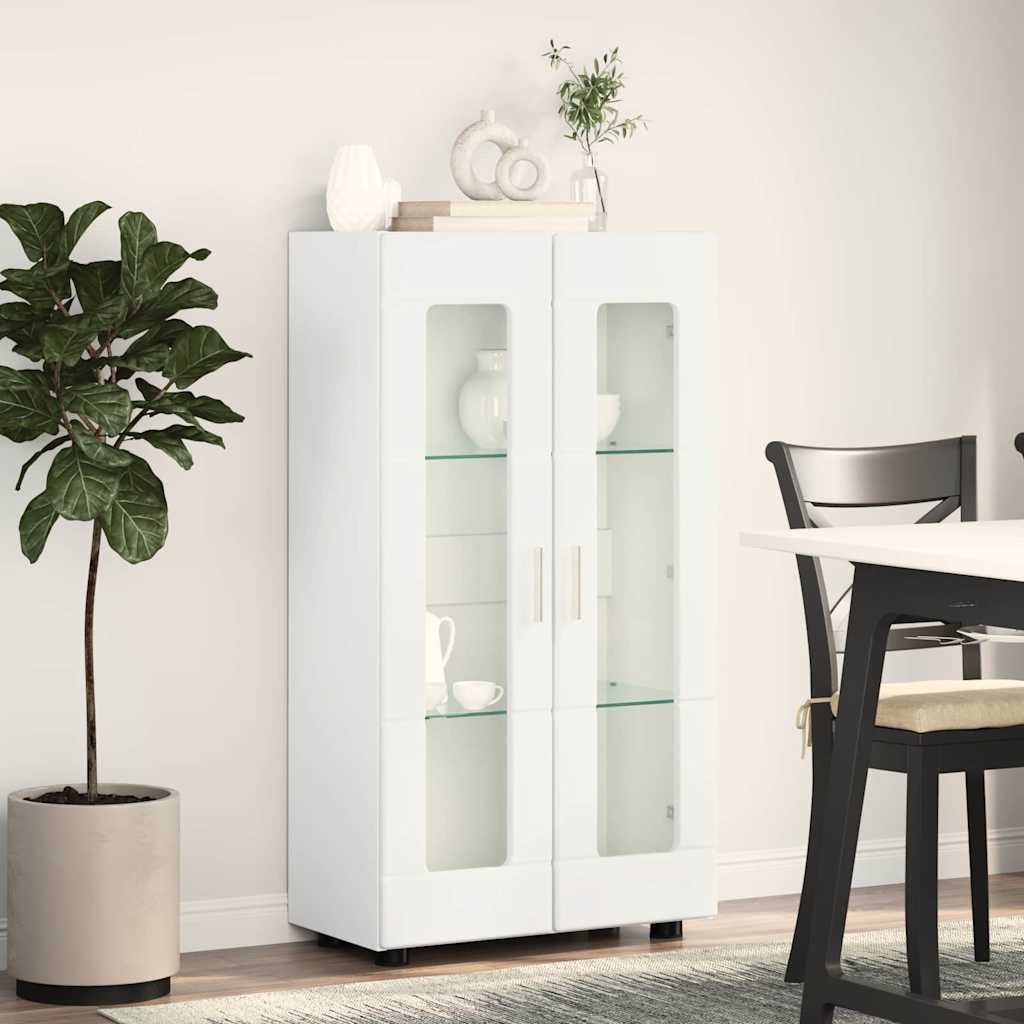 Sideboard FLORIN 55,5 x 29 x 100 cm Weiß Holzwerkstoff