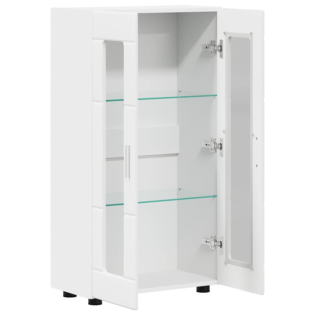 Sideboard FLORIN 55,5 x 29 x 100 cm Weiß Holzwerkstoff