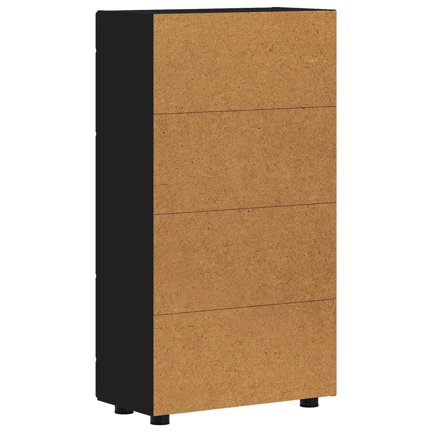 Sideboard FLORIN 55,5 x 29 x 100 cm Schwarz Holzwerkstoff