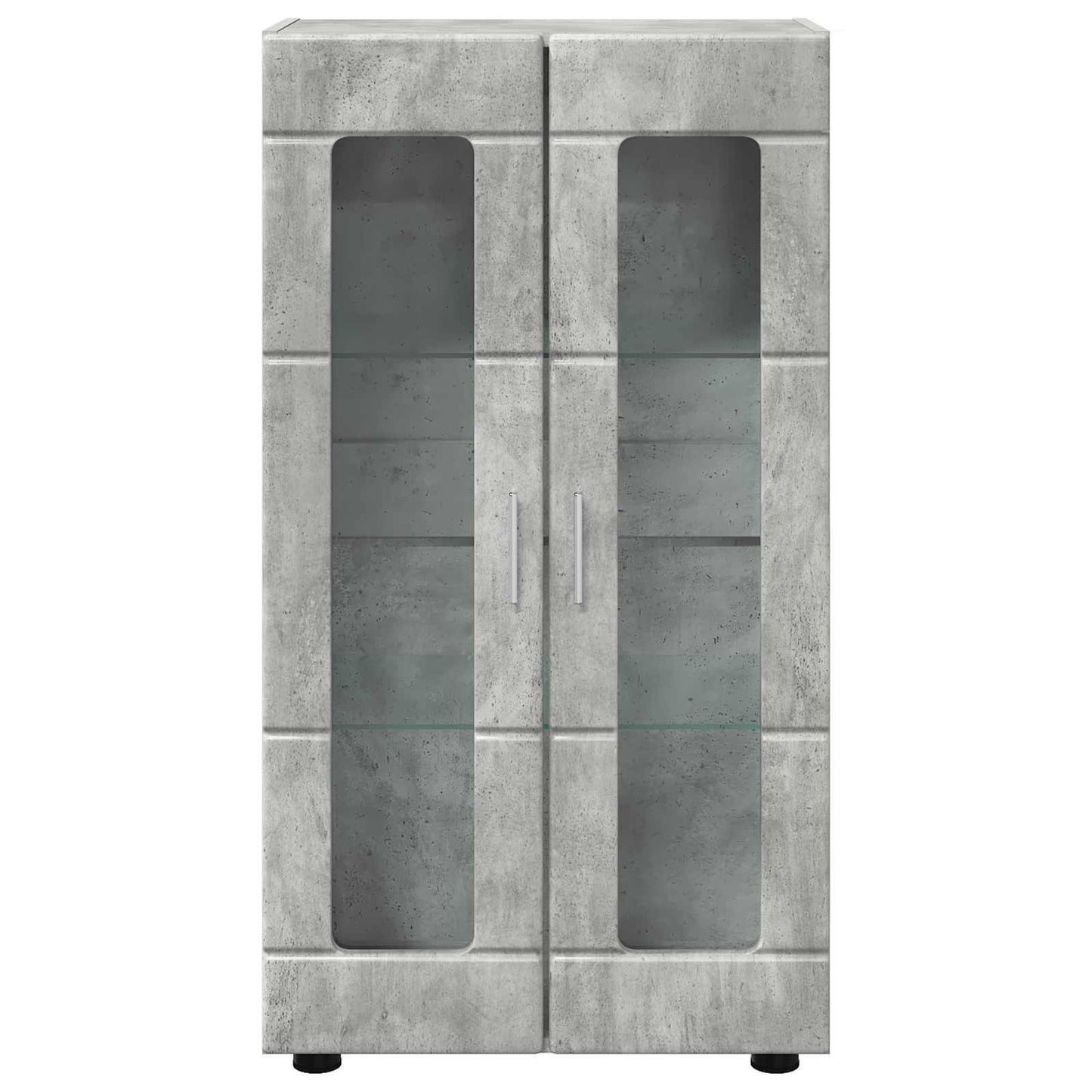 Sideboard FLORIN 55,5 x 29 x 100 cm Beton Grau Holzwerkstoff