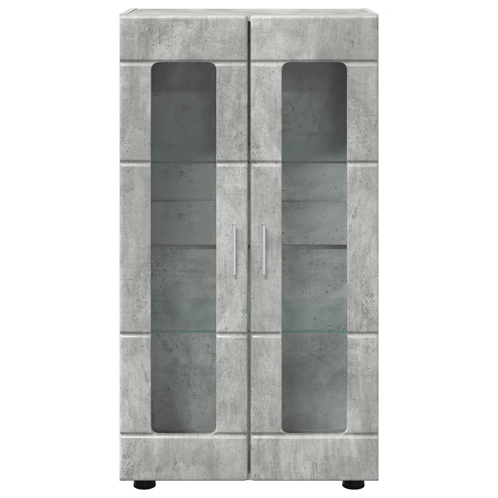 Sideboard FLORIN 55,5 x 29 x 100 cm Beton Grau Holzwerkstoff