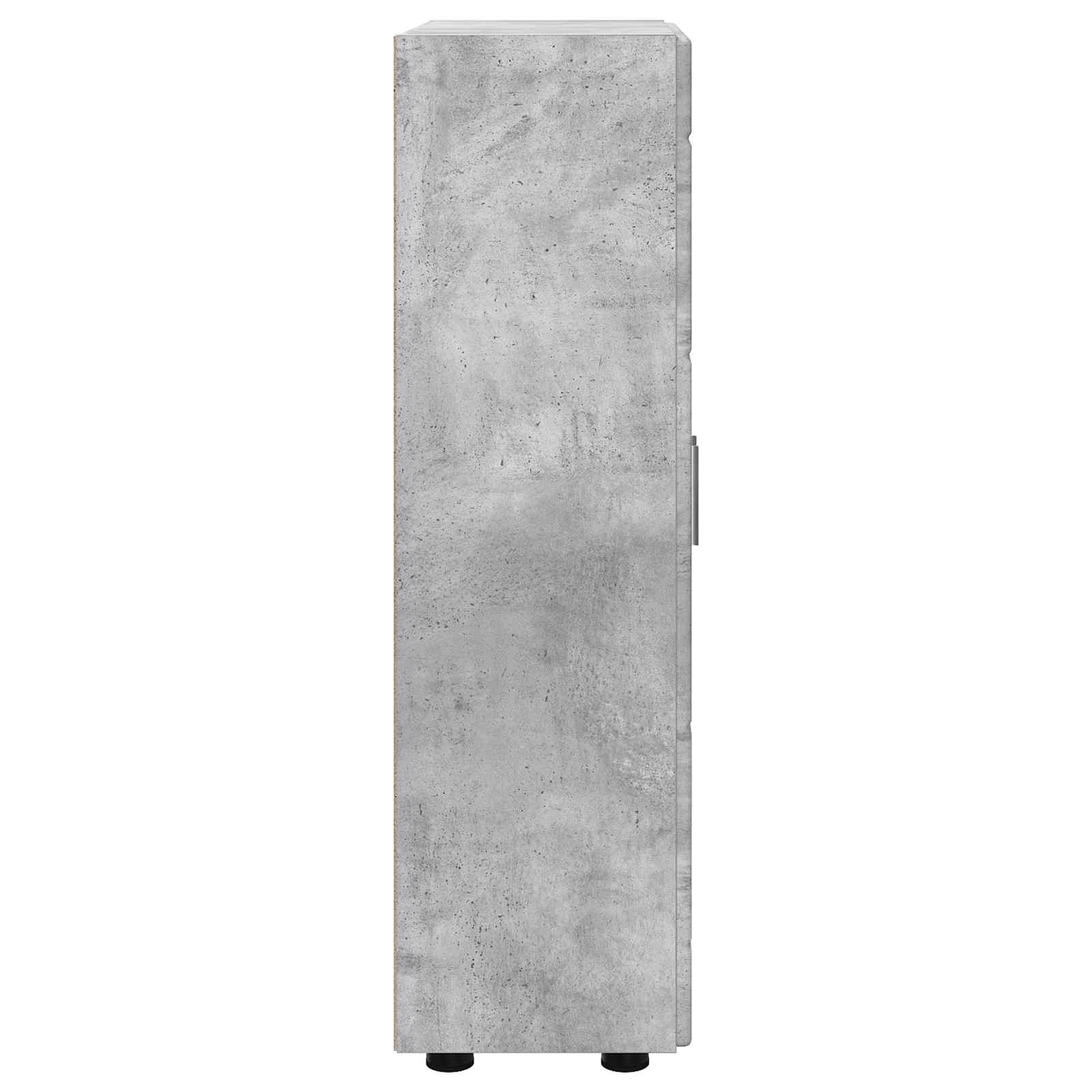 Sideboard FLORIN 55,5 x 29 x 100 cm Beton Grau Holzwerkstoff
