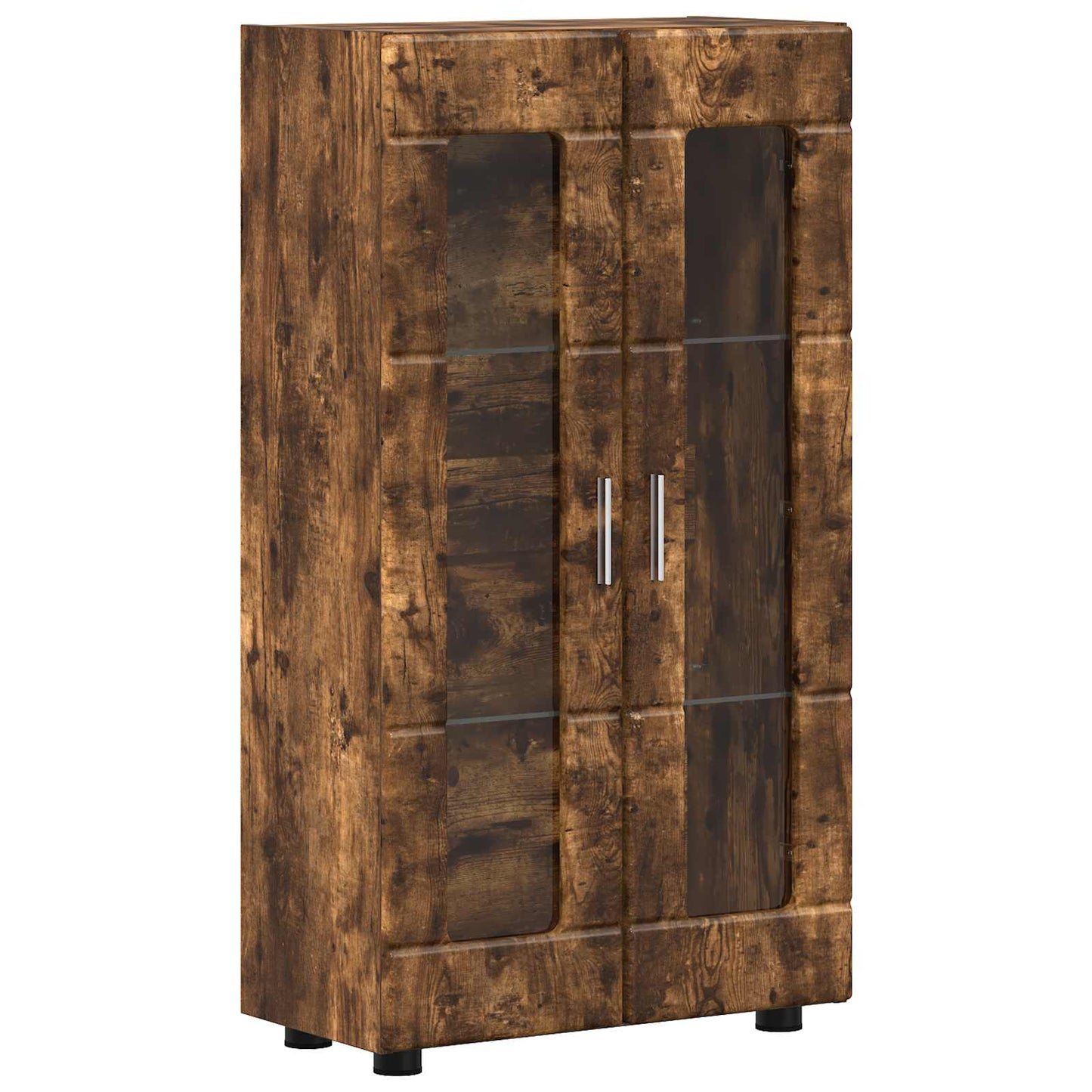 Sideboard FLORIN 55,5 x 29 x 100 cm Geräucherte Eiche