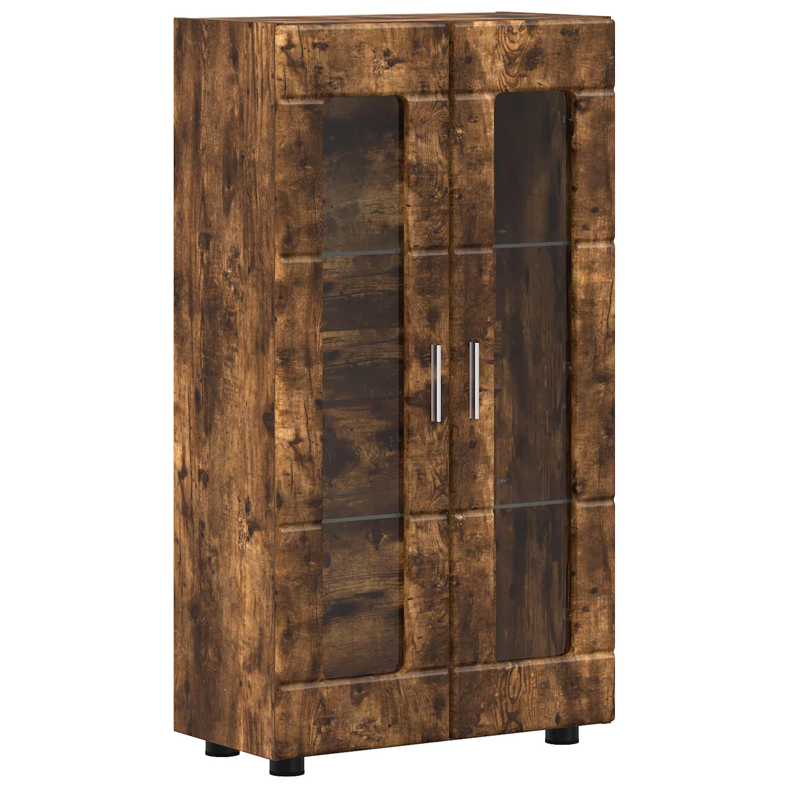 Sideboard FLORIN 55,5 x 29 x 100 cm Geräucherte Eiche