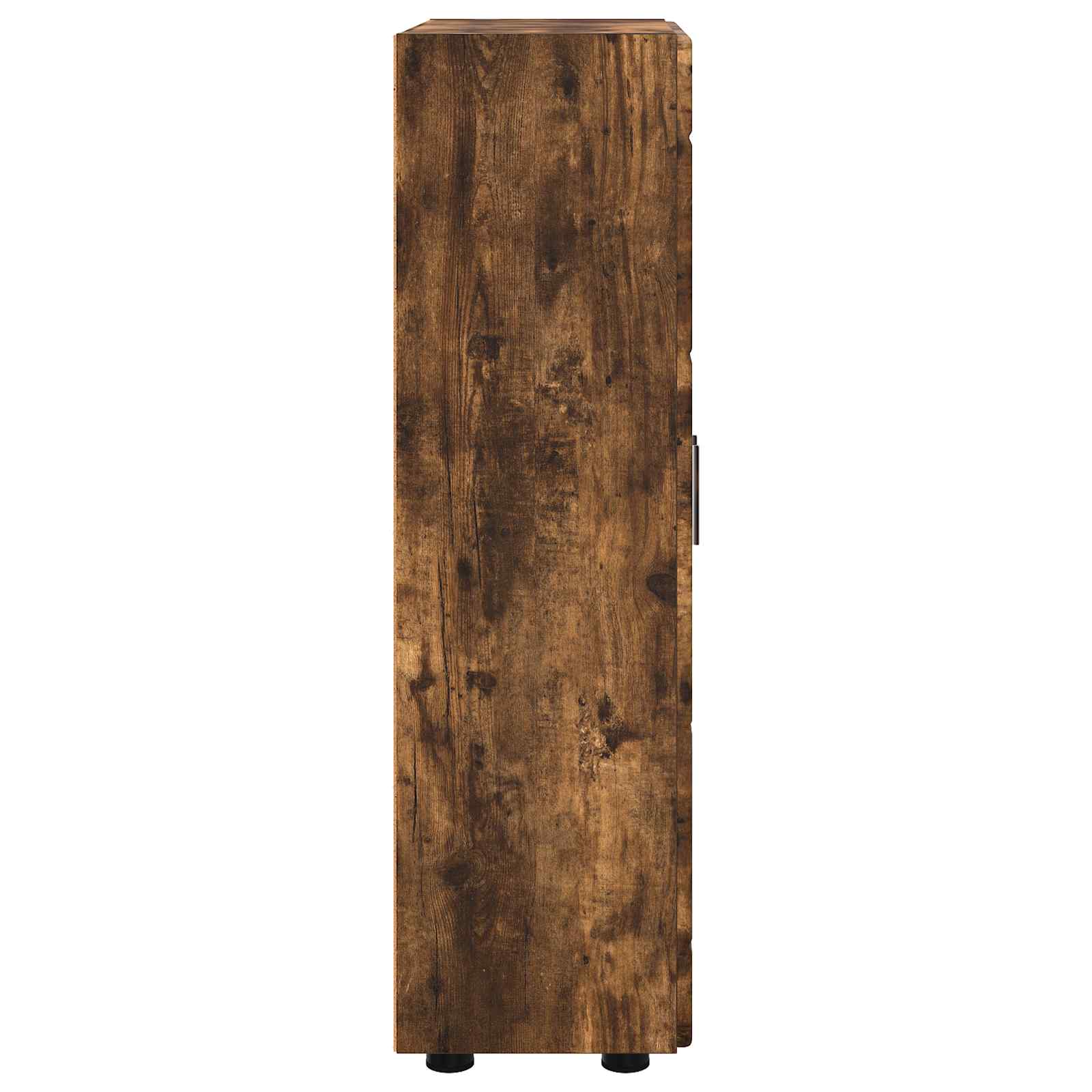 Sideboard FLORIN 55,5 x 29 x 100 cm Geräucherte Eiche