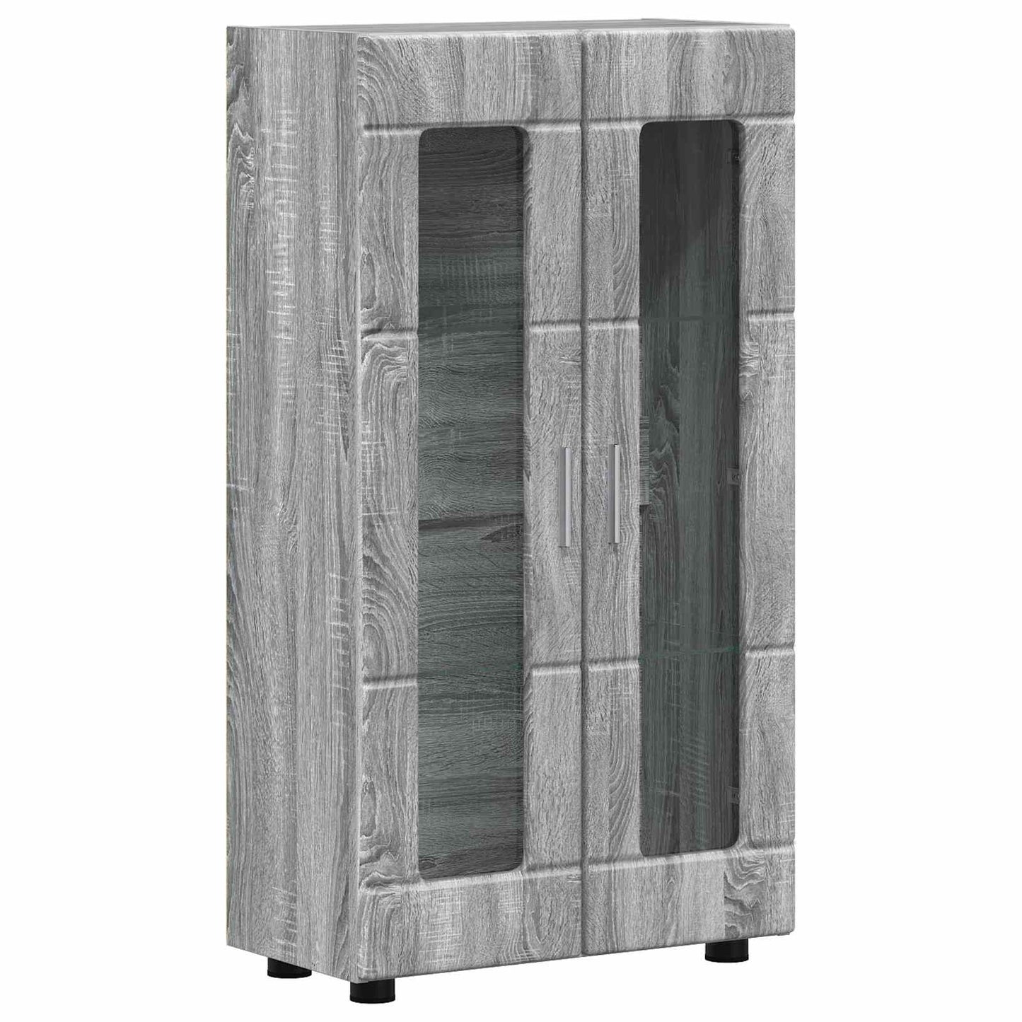 Sideboard FLORIN 55,5 x 29 x 100 cm Graues Sonoma Holzwerkstoff