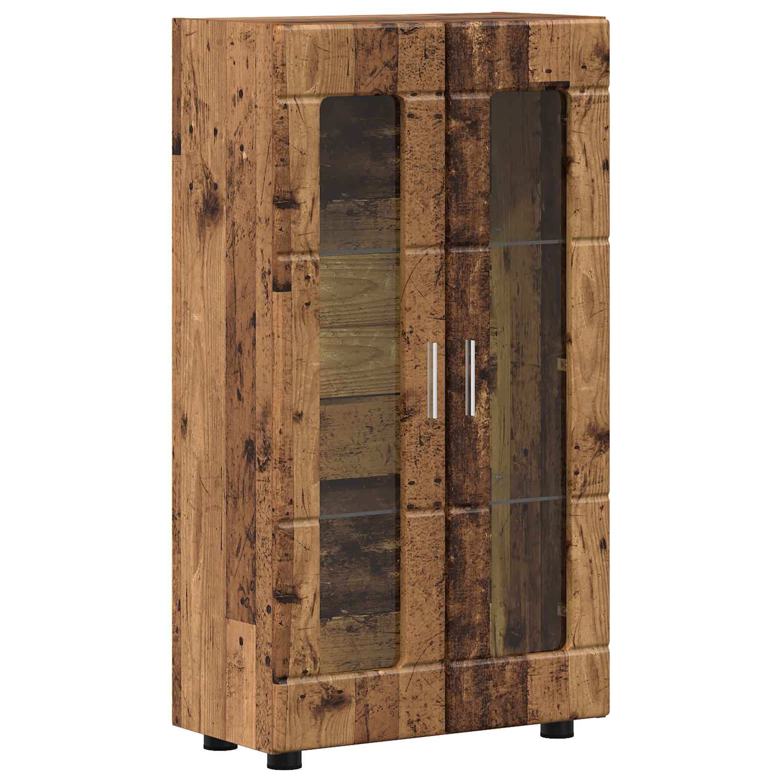Sideboard FLORIN 55,5 x 29 x 100 cm Altholz Holzwerkstoff