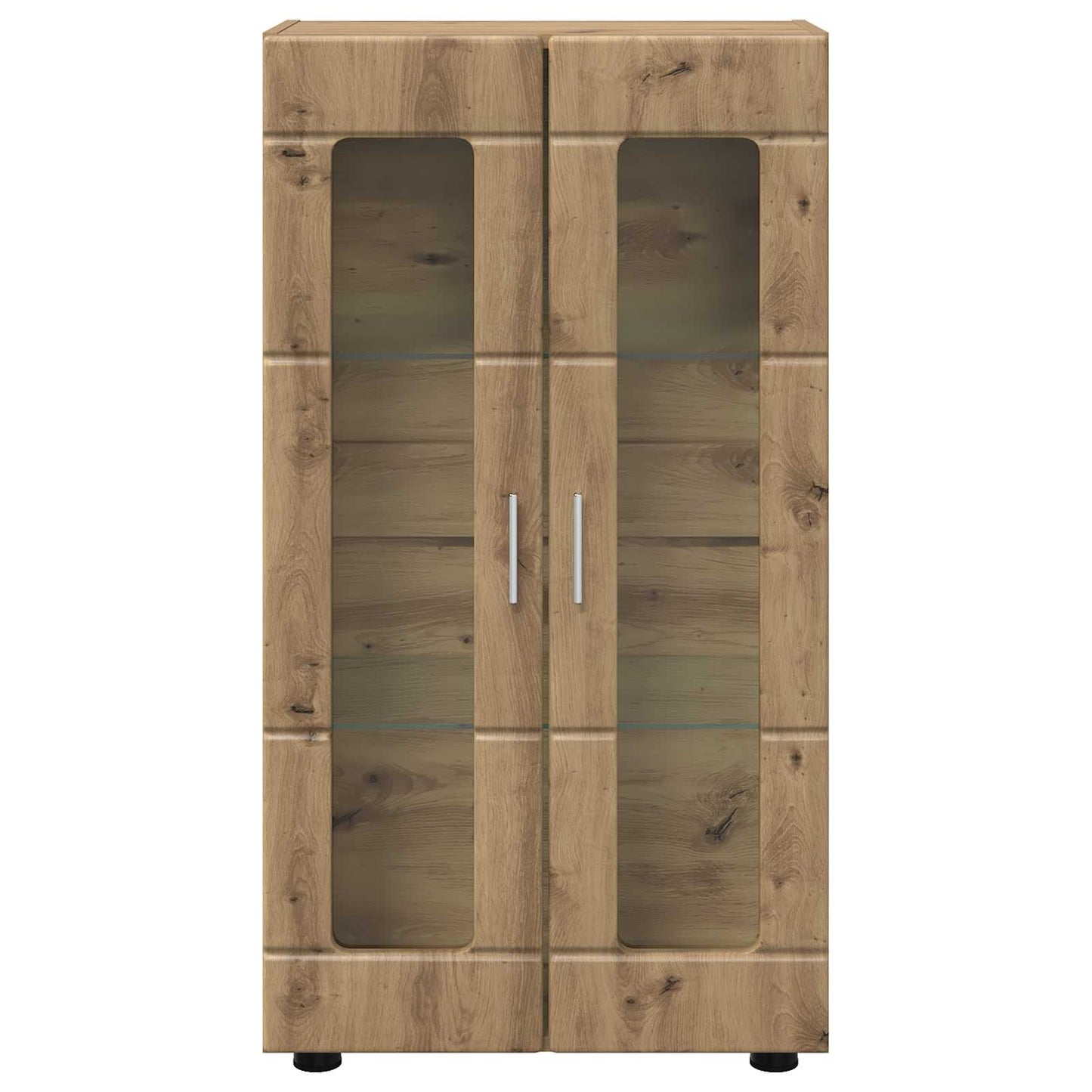 Sideboard FLORIN 55,5 x 29 x 100 cm Artisan-Eiche Holzwerkstoff